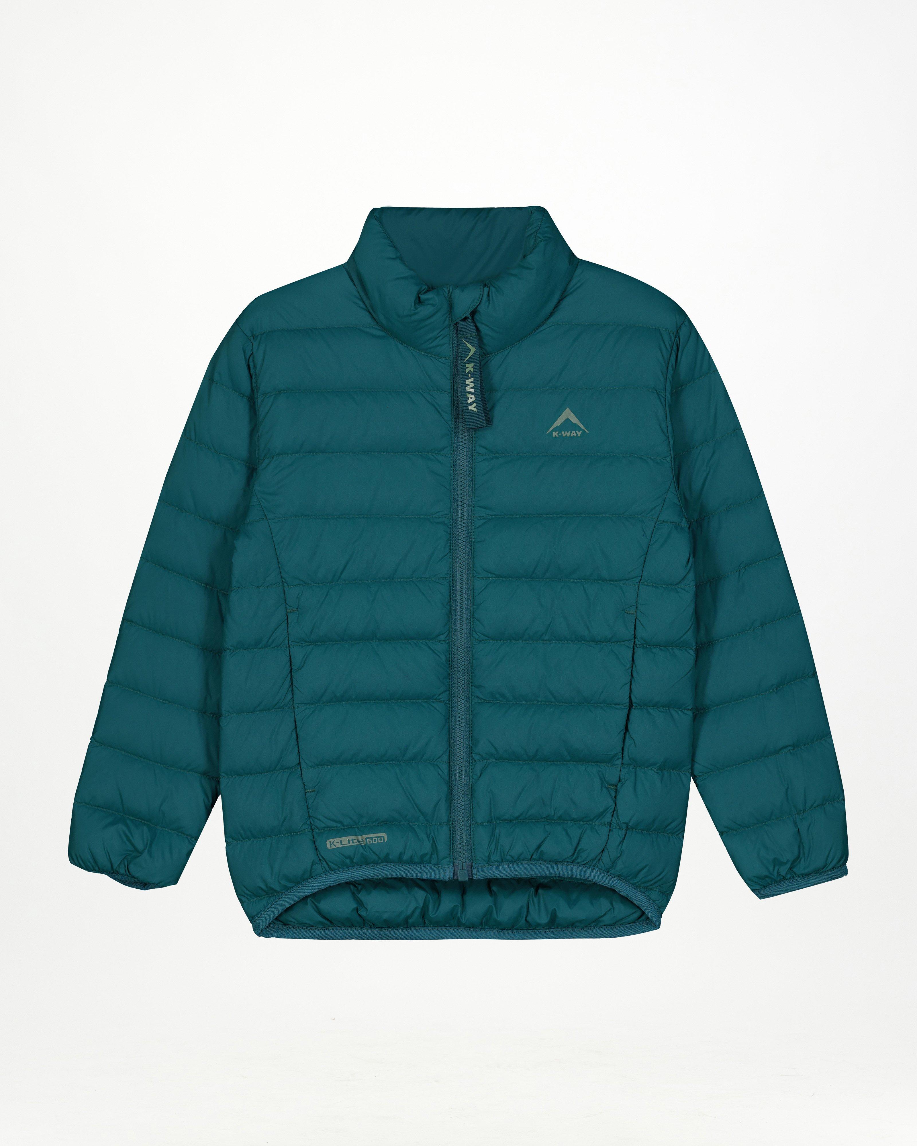 K-Way Kids K-lite Down Puffer Jacket -  Dark Green