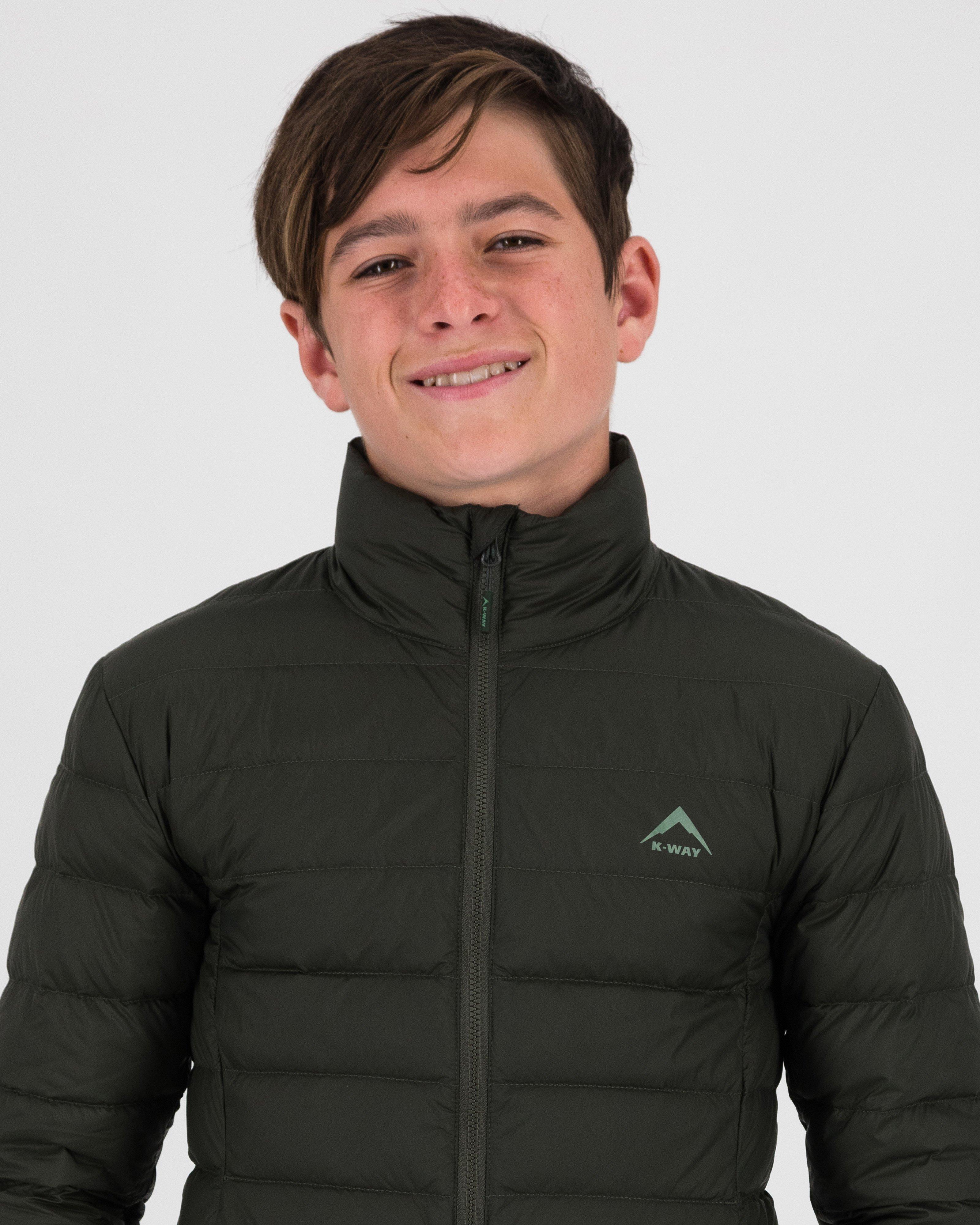 K-Way K-Lite Youth Down Jacket -  Dark Olive