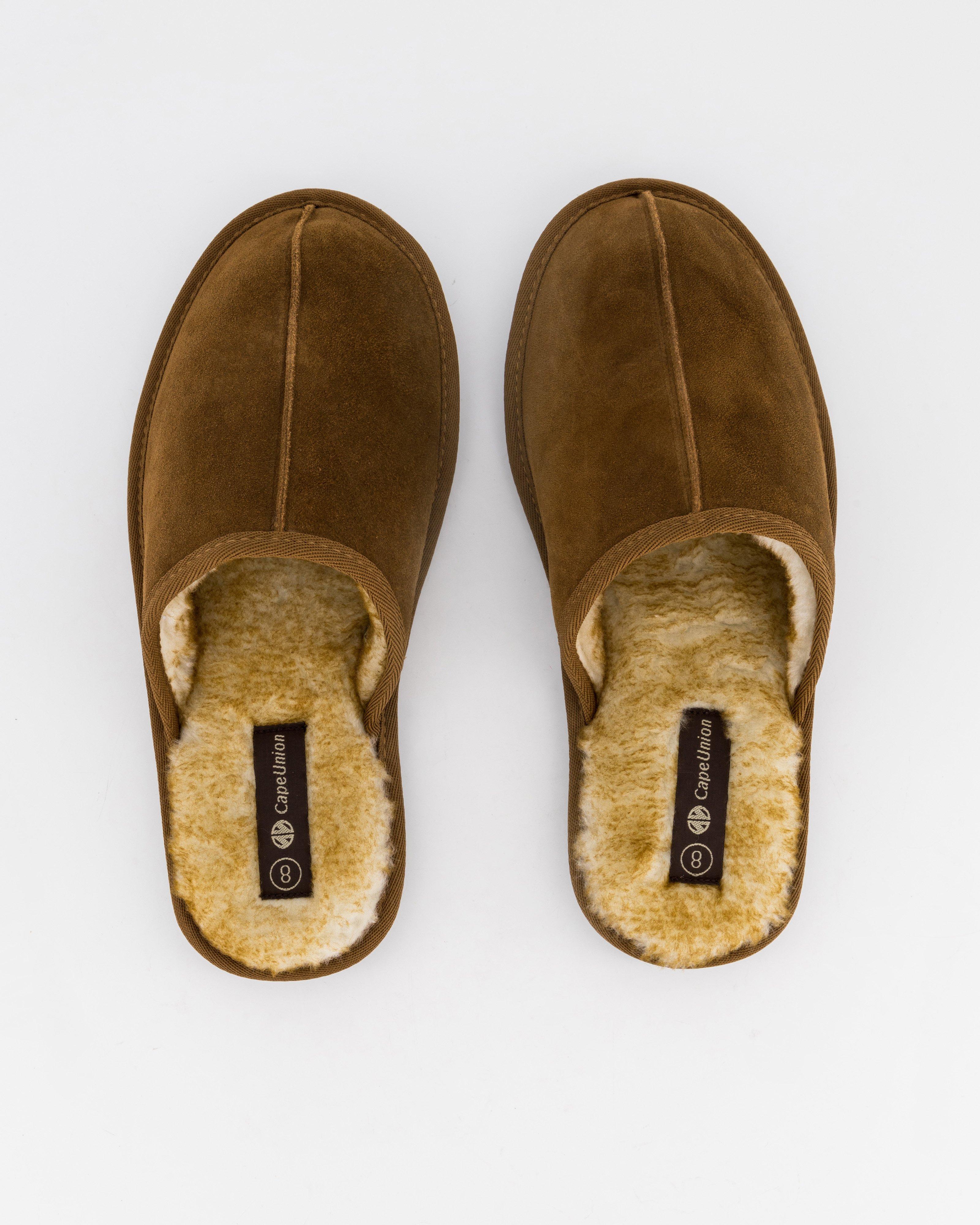 Cape Union Men's Coby Slippers -  Brown