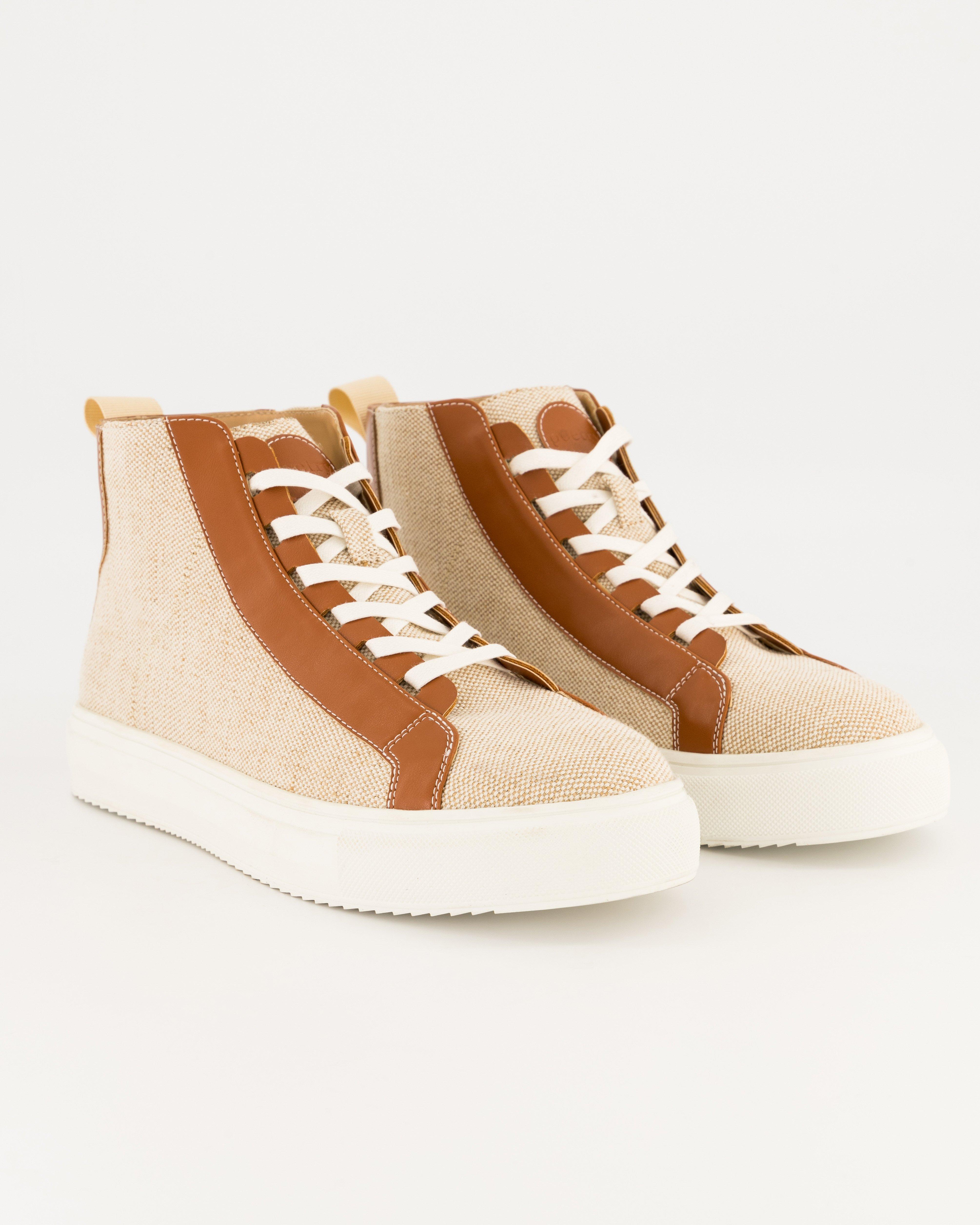 Avery High Top Sneaker -  Brown