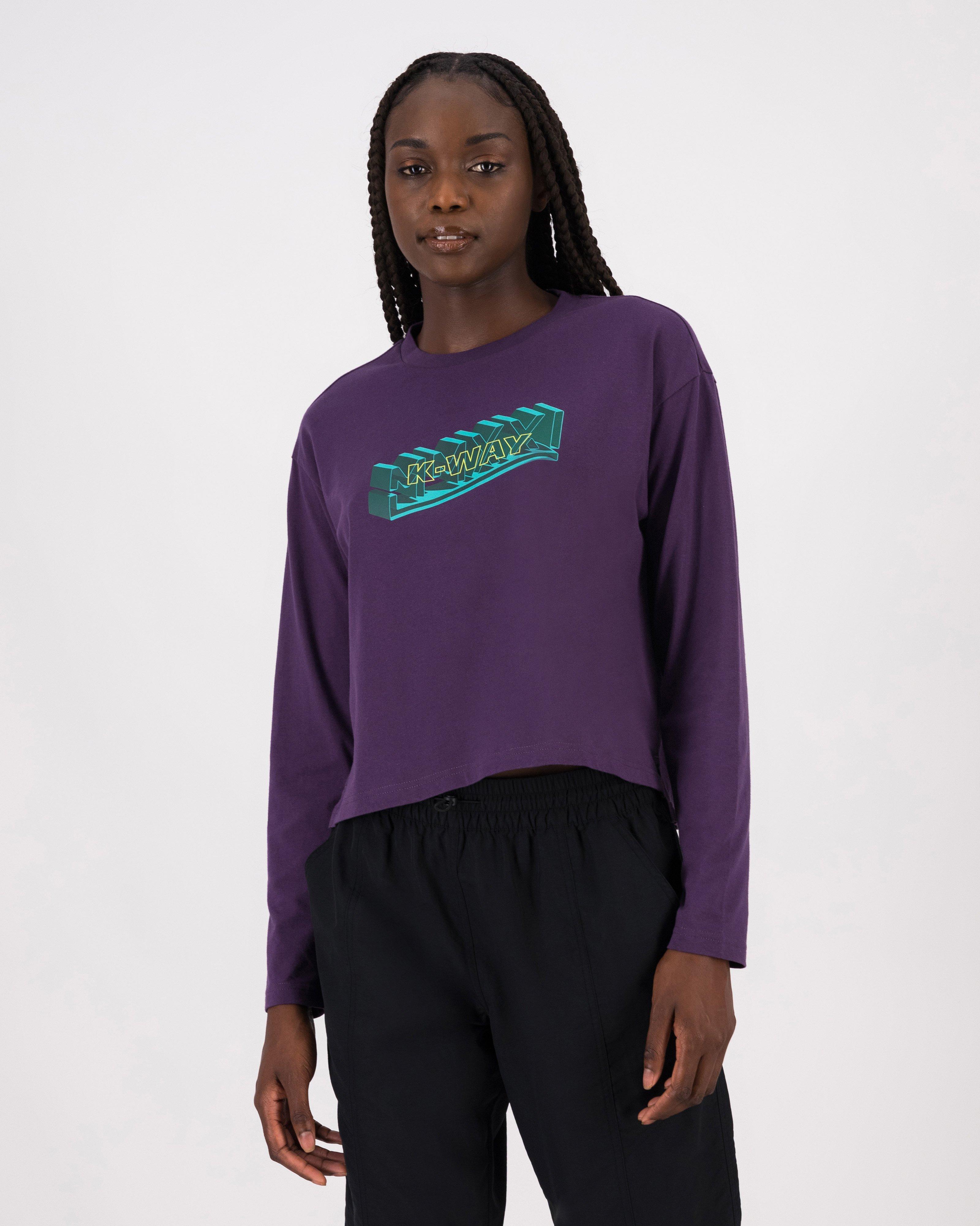 K-Way MMXXI Women's Cropped T-shirt -  Purple