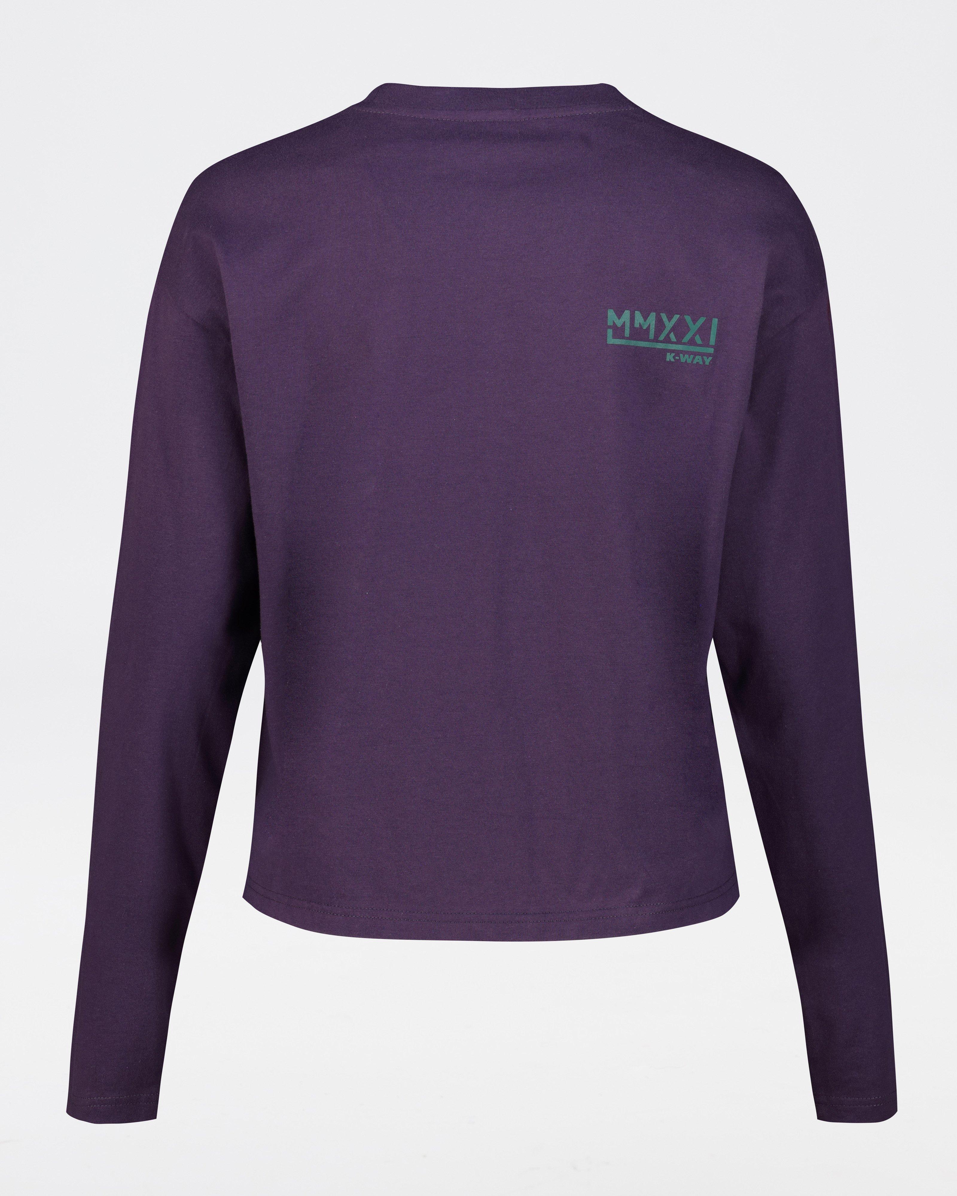 K-Way MMXXI Women's Cropped T-shirt -  Purple