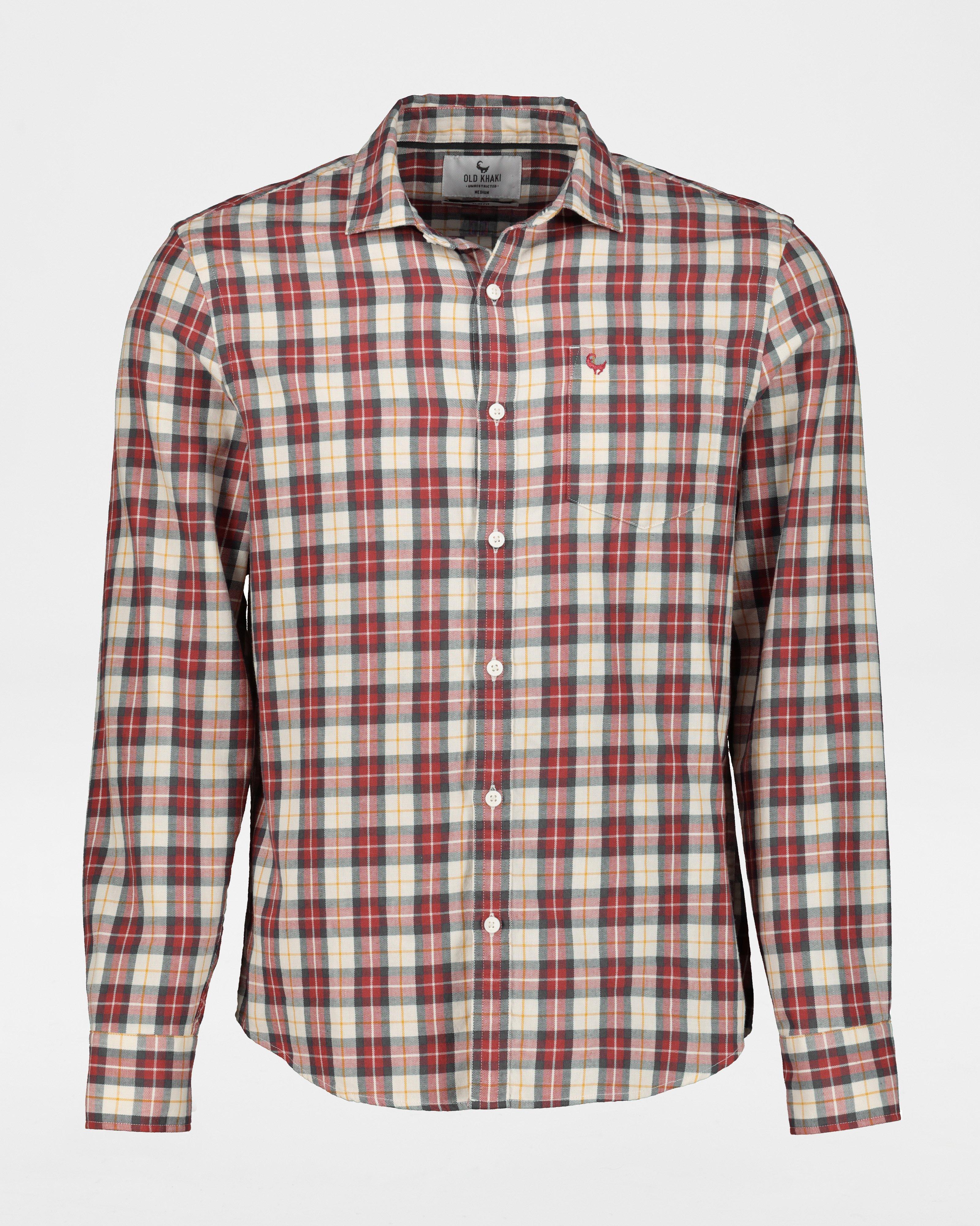 Men's Alan Slim Fit Shirt -  Red