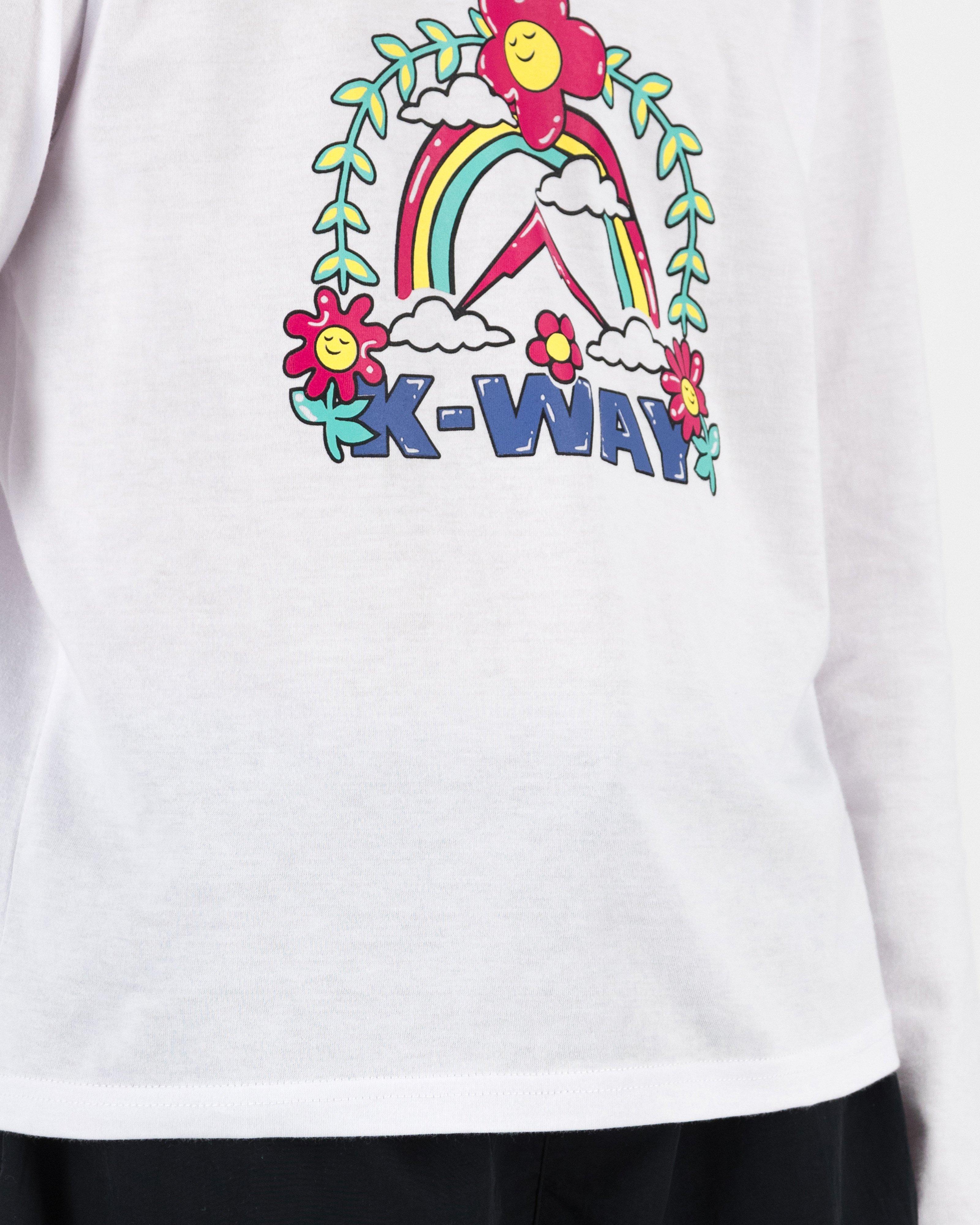 K-Way Youth Adventure Club Girls' T-shirt -  White