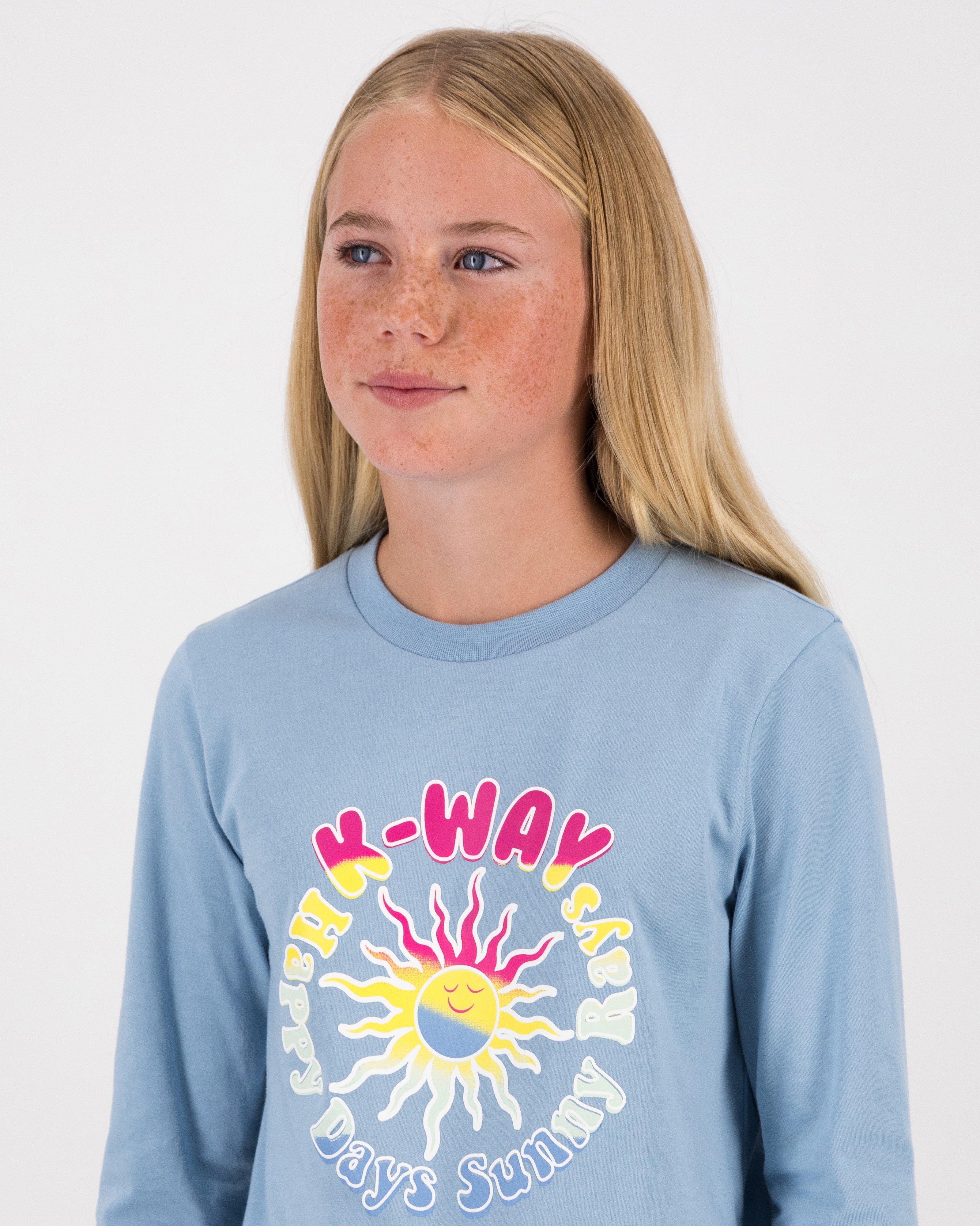K-Way Youth Adventure Club Girls' T-shirt -  Cloud Blue