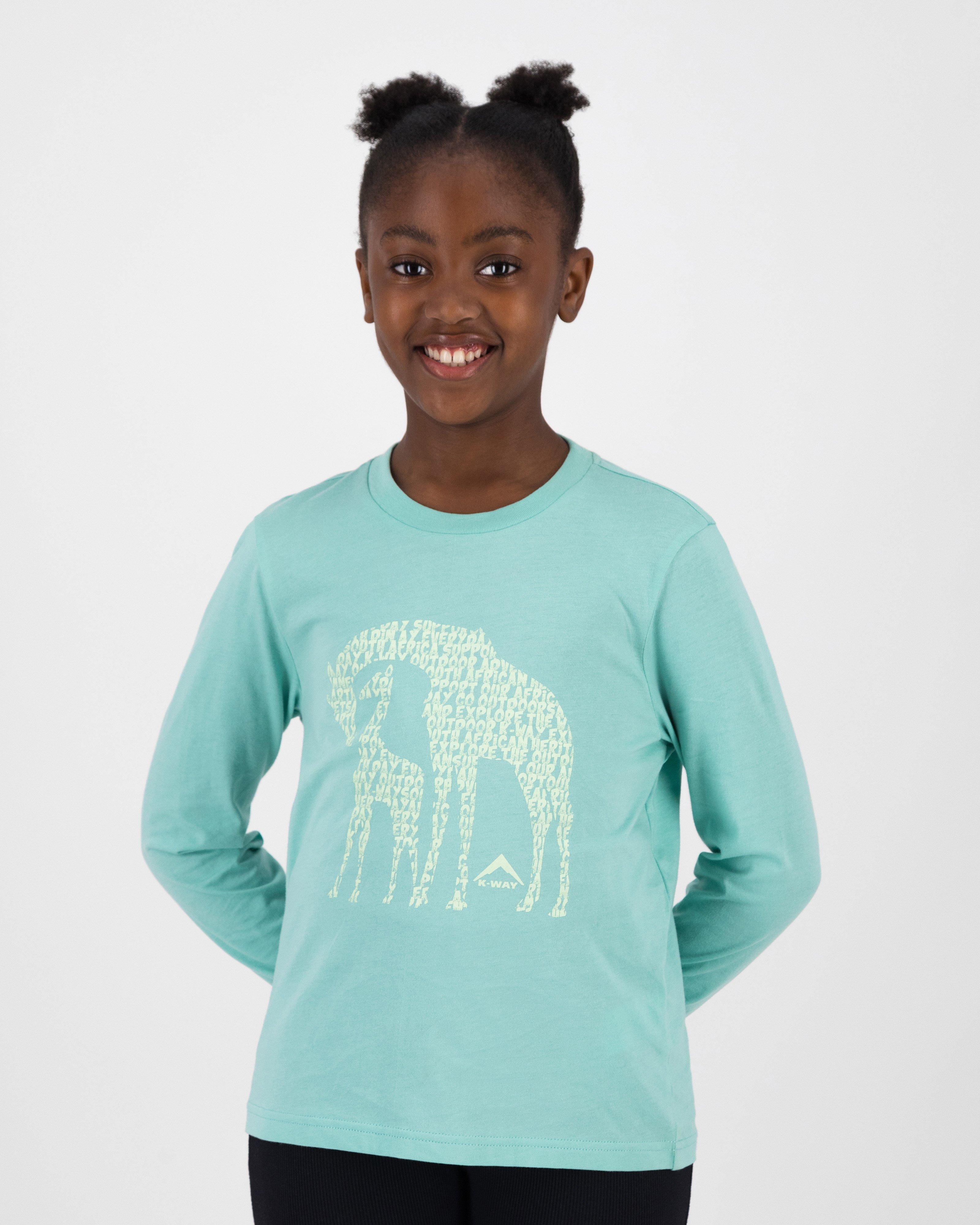 K-Way Youth Adventure Club Girls' T-shirt -  Aqua