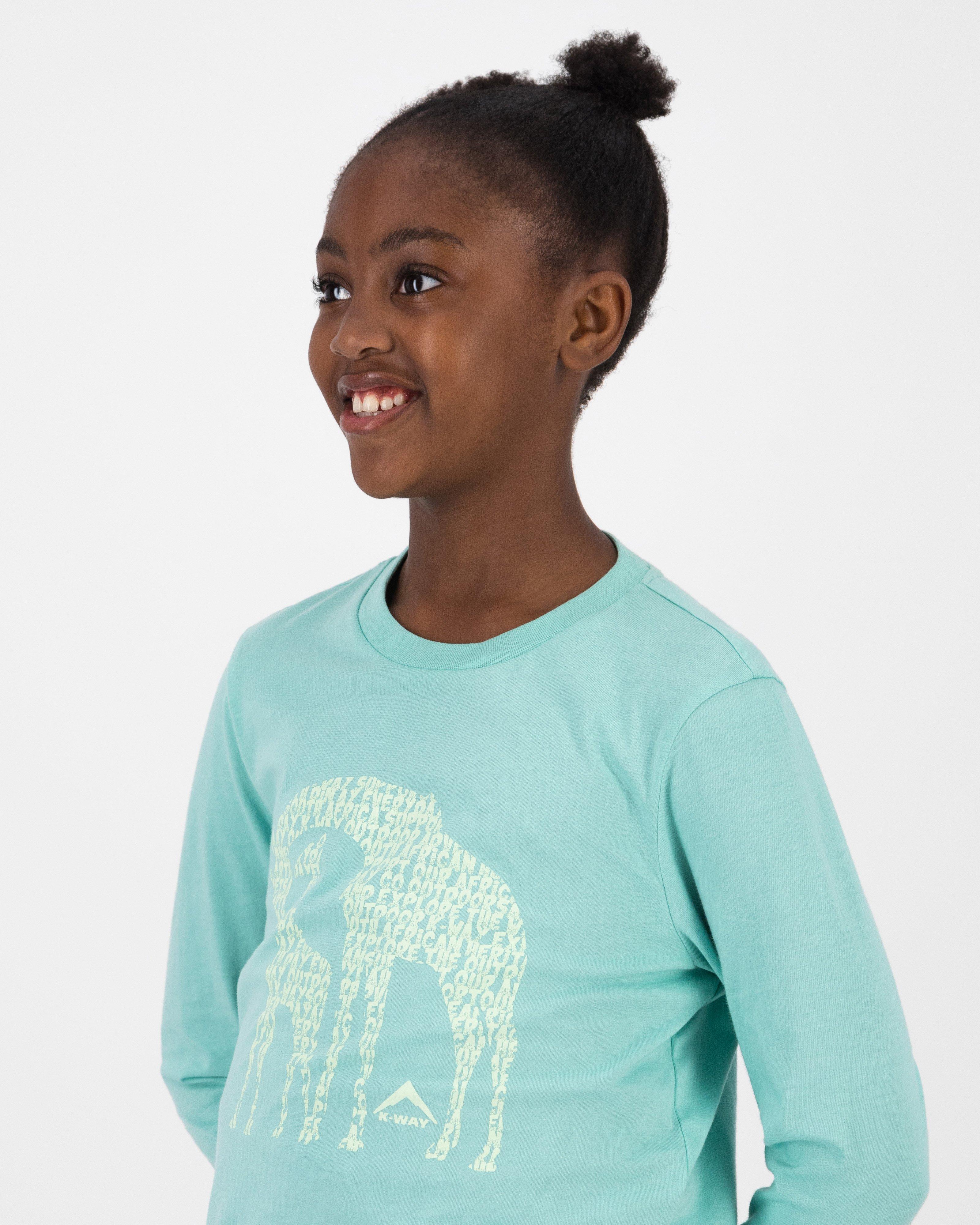 K-Way Youth Adventure Club Girls' T-shirt -  Aqua