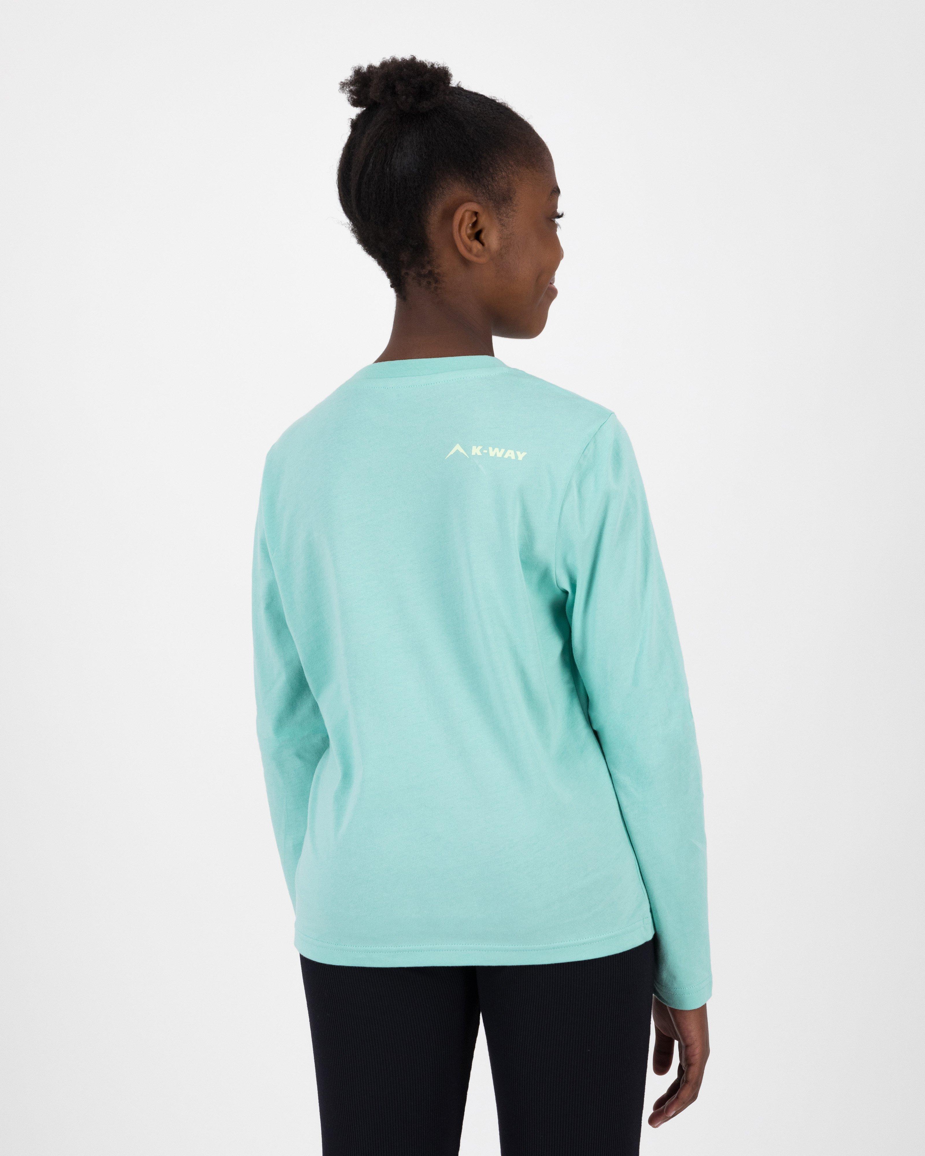 K-Way Youth Adventure Club Girls' T-shirt -  Aqua