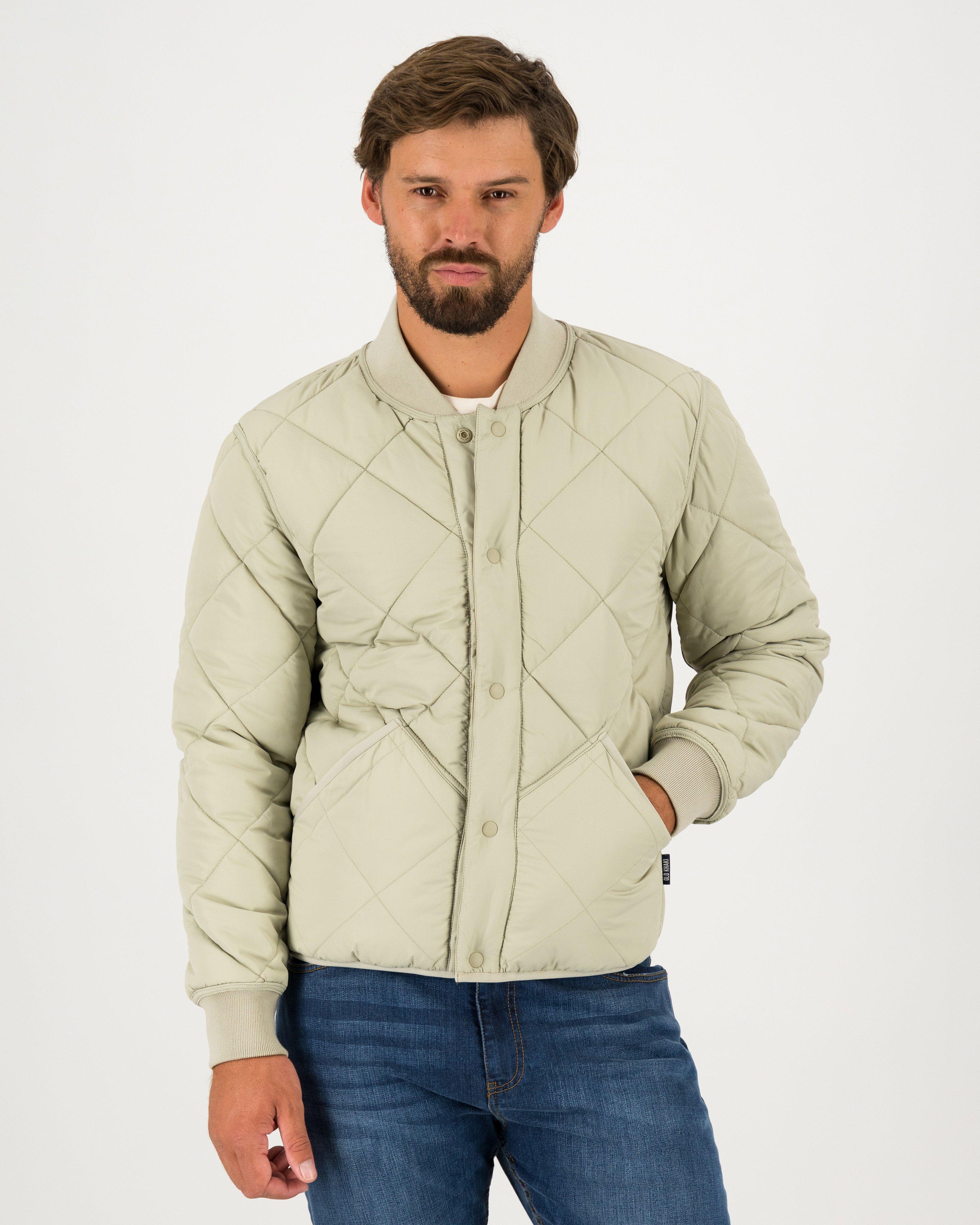 Men’s Griffin Bomber Jacket  -  Stone