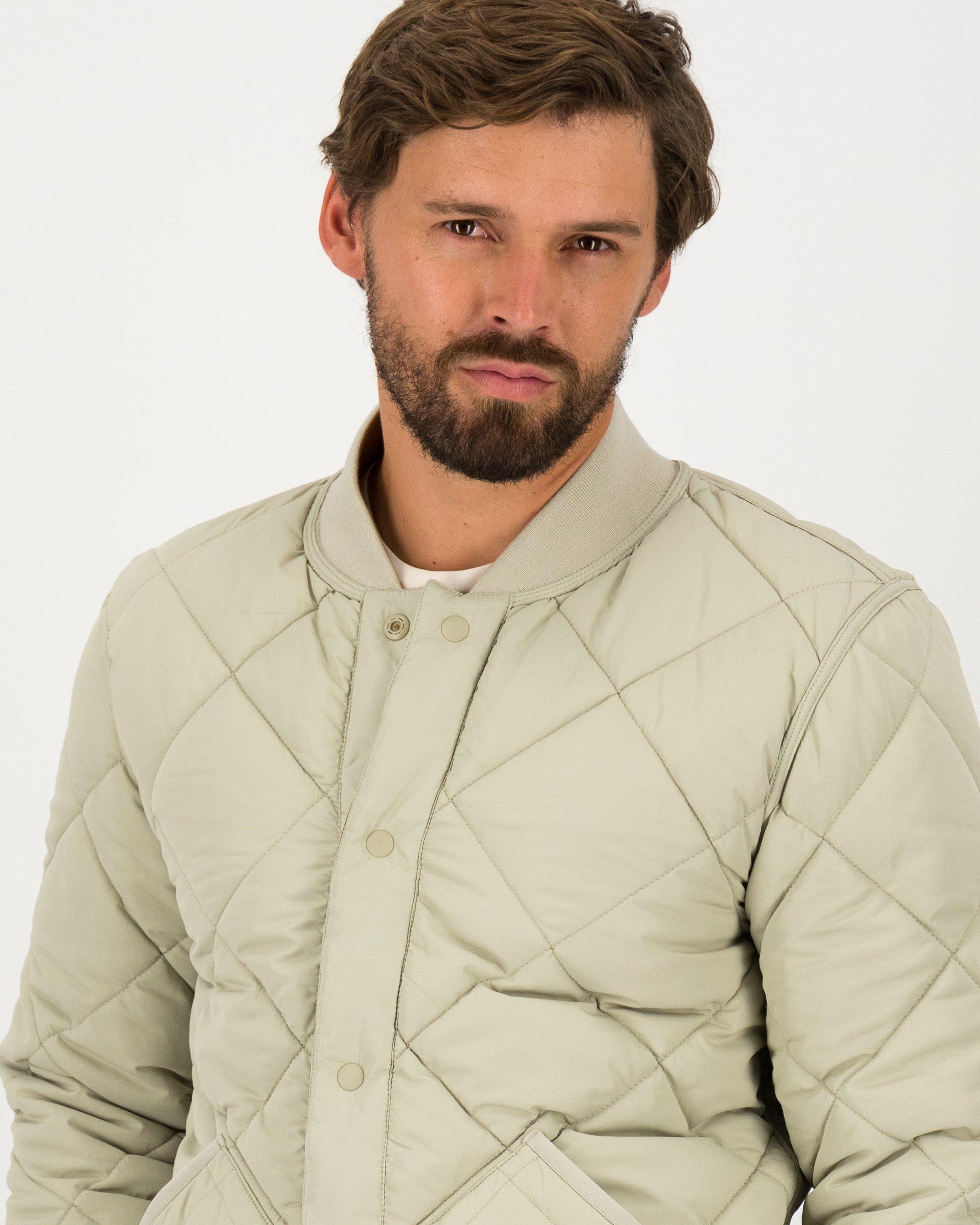 Men’s Griffin Bomber Jacket  -  Stone