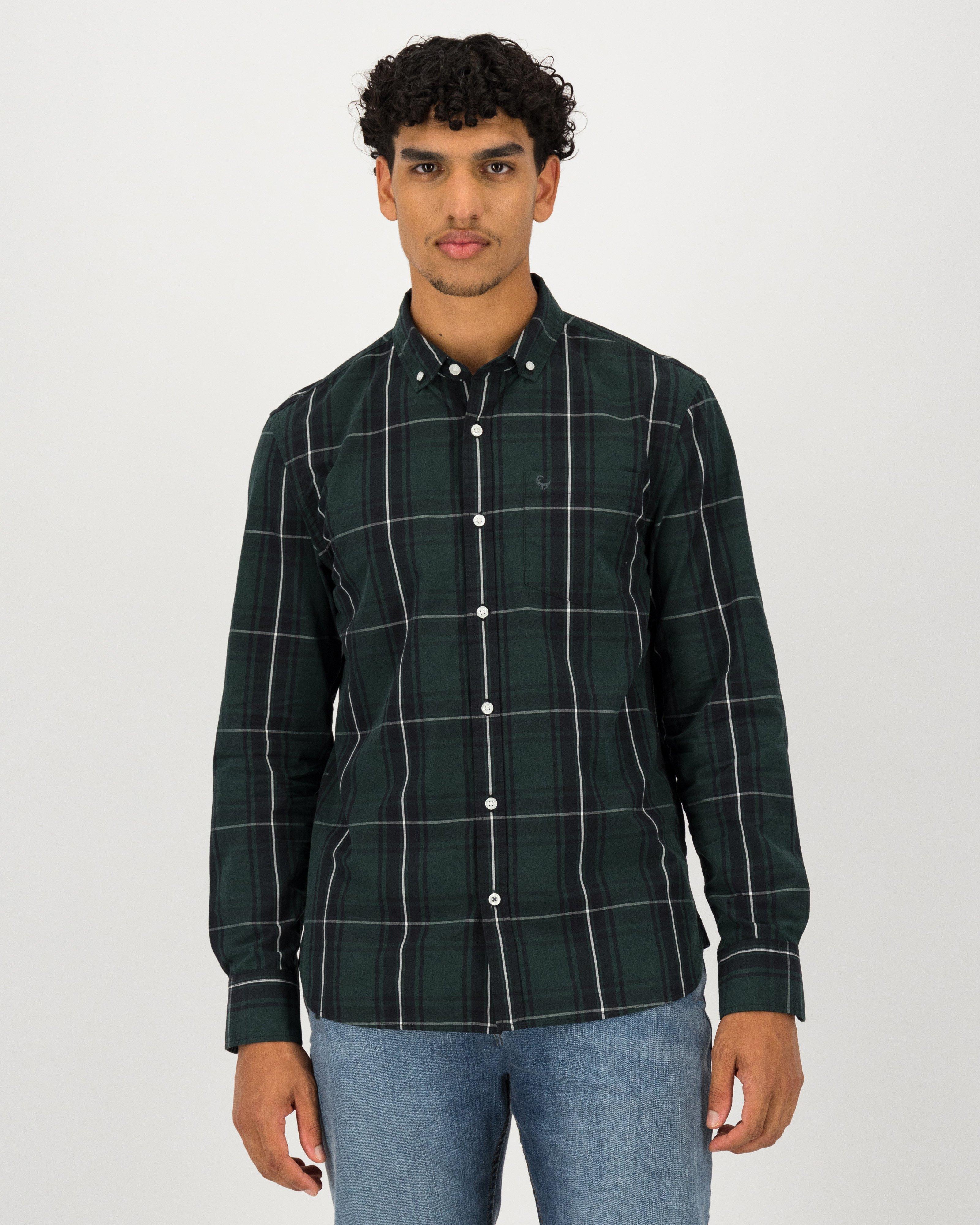 Men's Warren Slim Fit Shirt -  Green