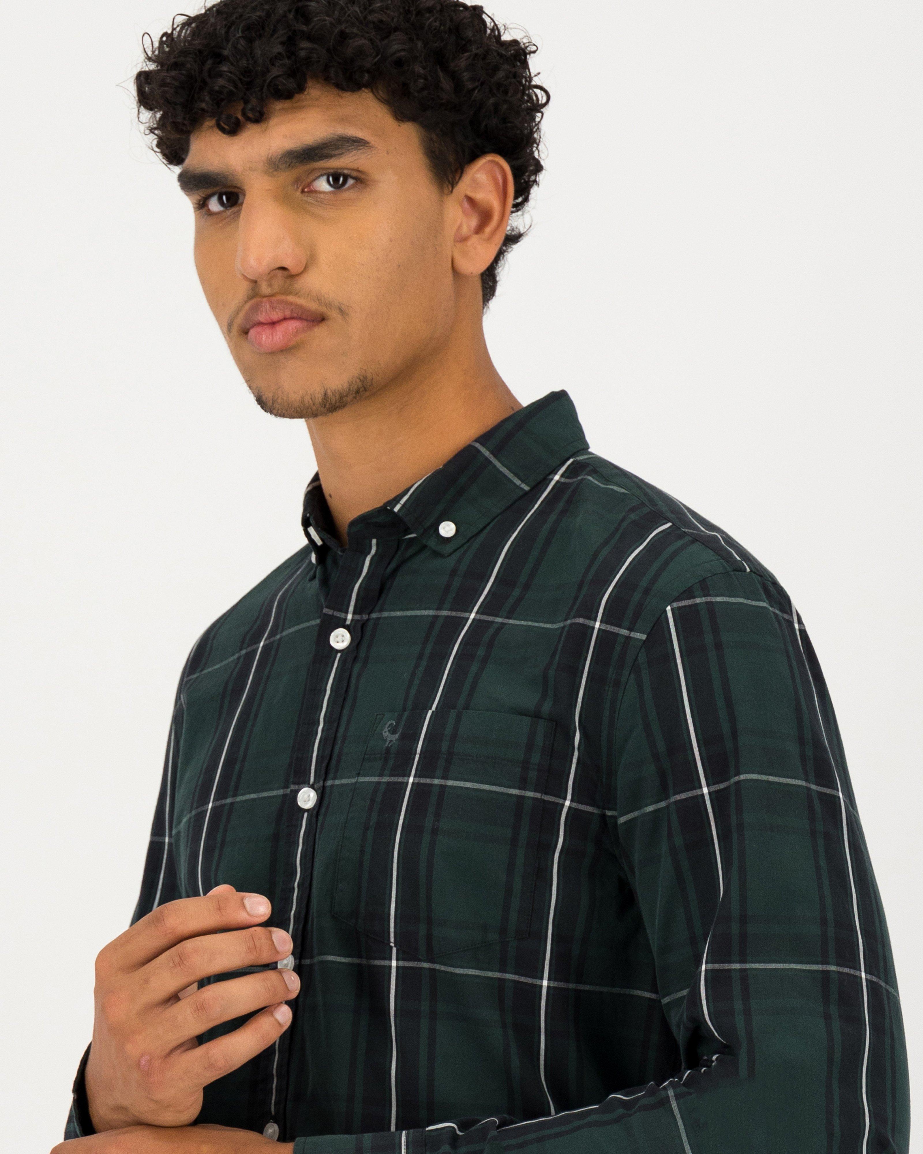 Men's Warren Slim Fit Shirt -  Green