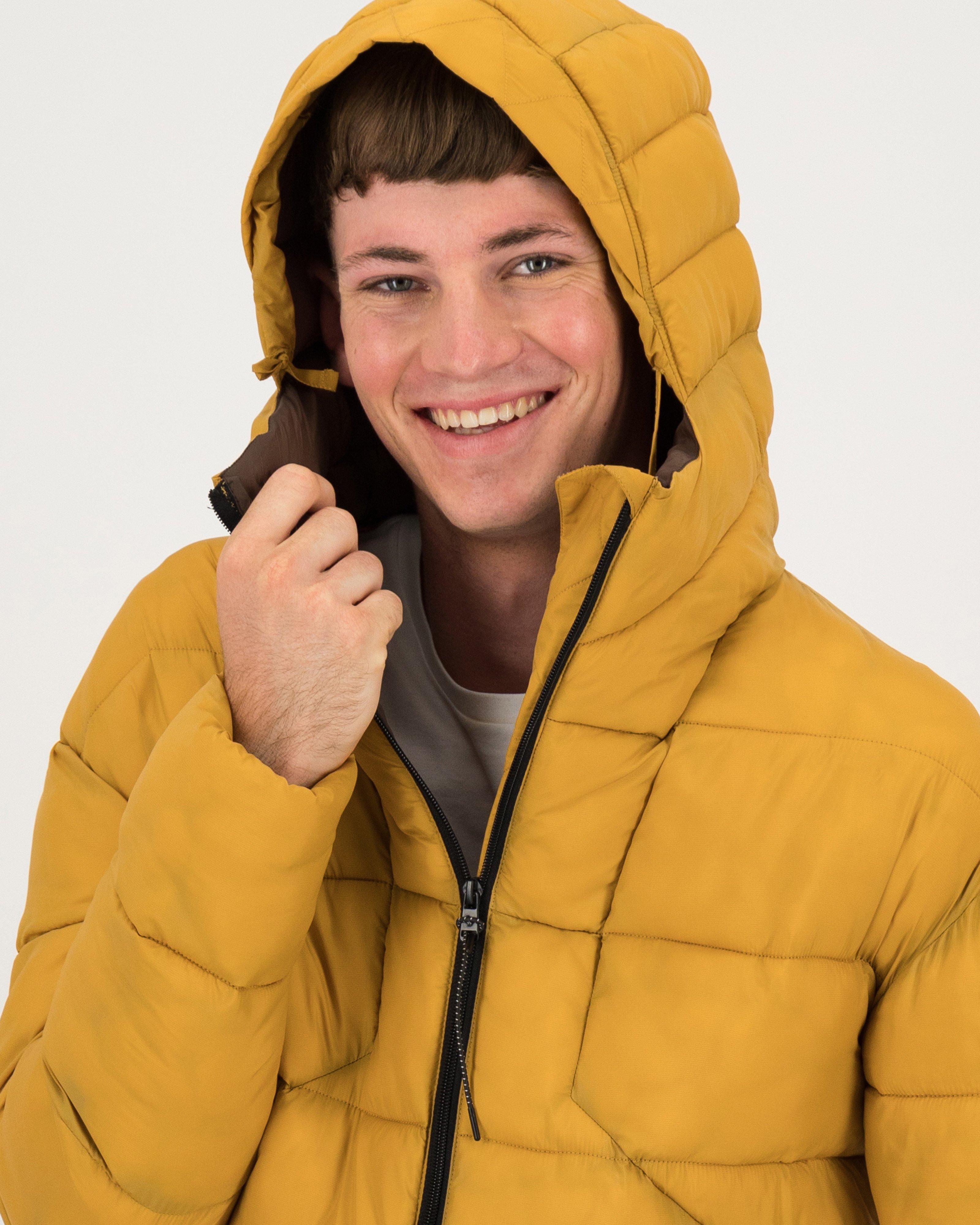 Puffer hot sale coat mustard