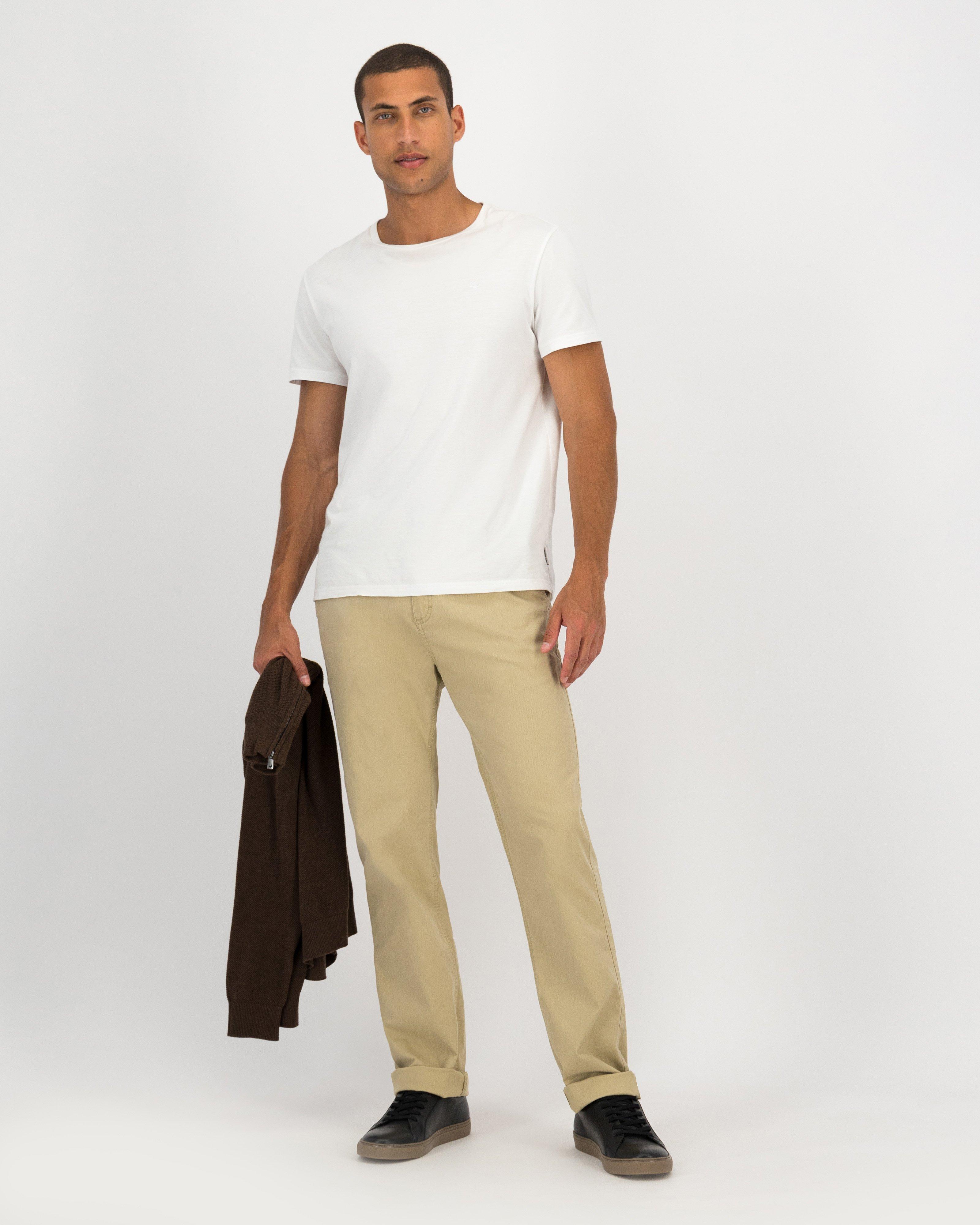 Men's Bent Chinos -  Khaki