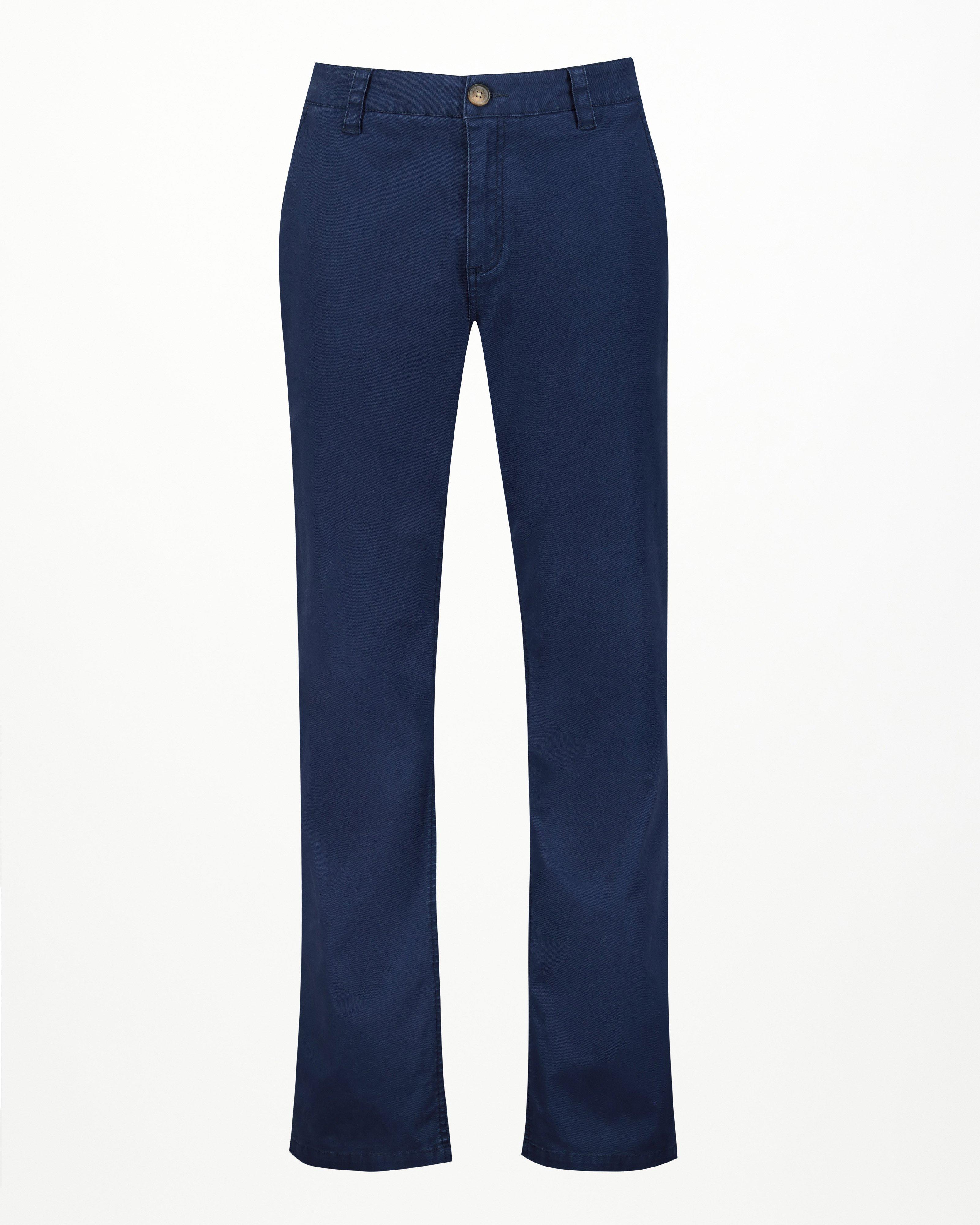 Men's Bent Chinos -  Navy