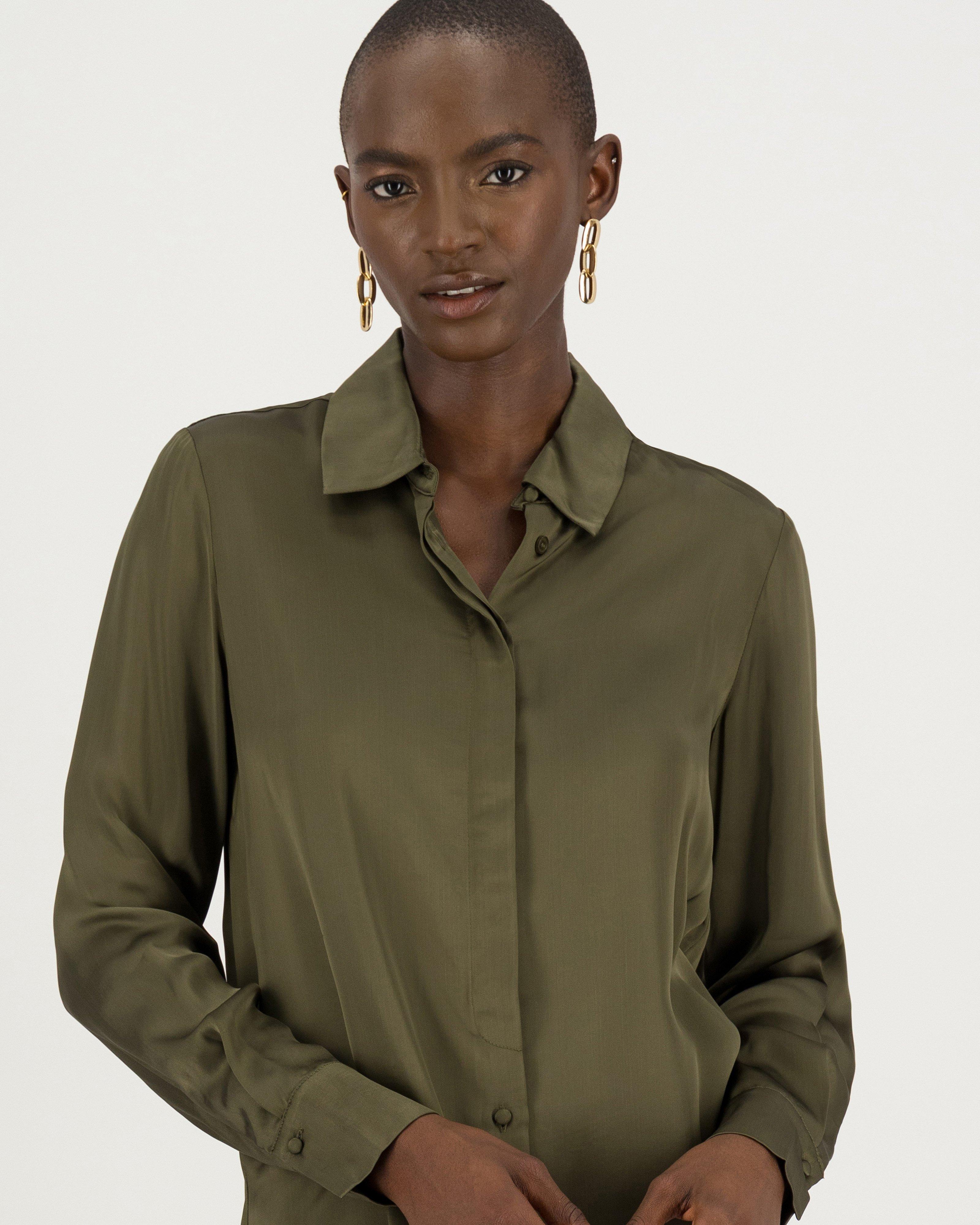 Jessie Satin Blouse - Poetry Clothing Store