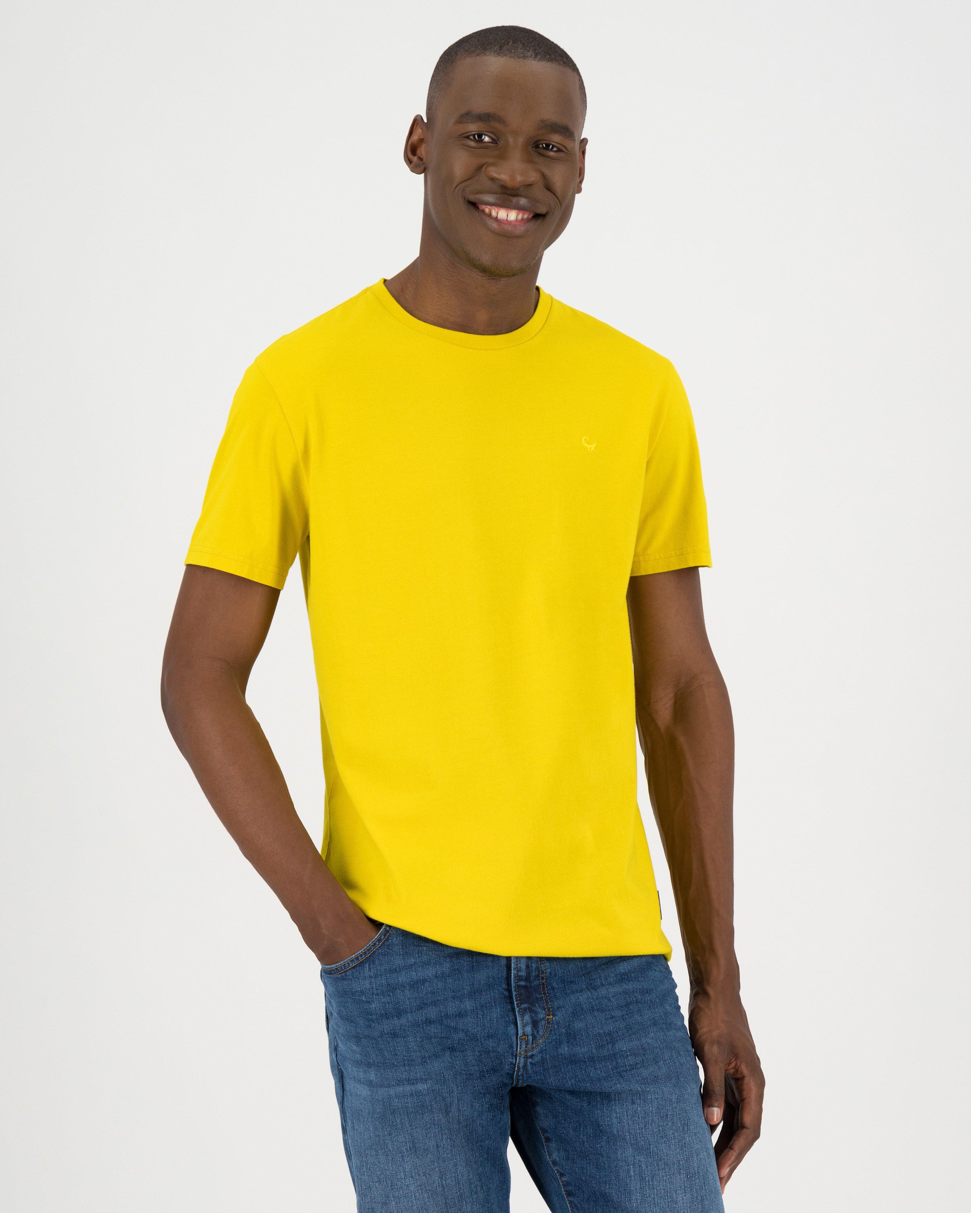 Men's Nick Standard Fit T-Shirt -  Yellow