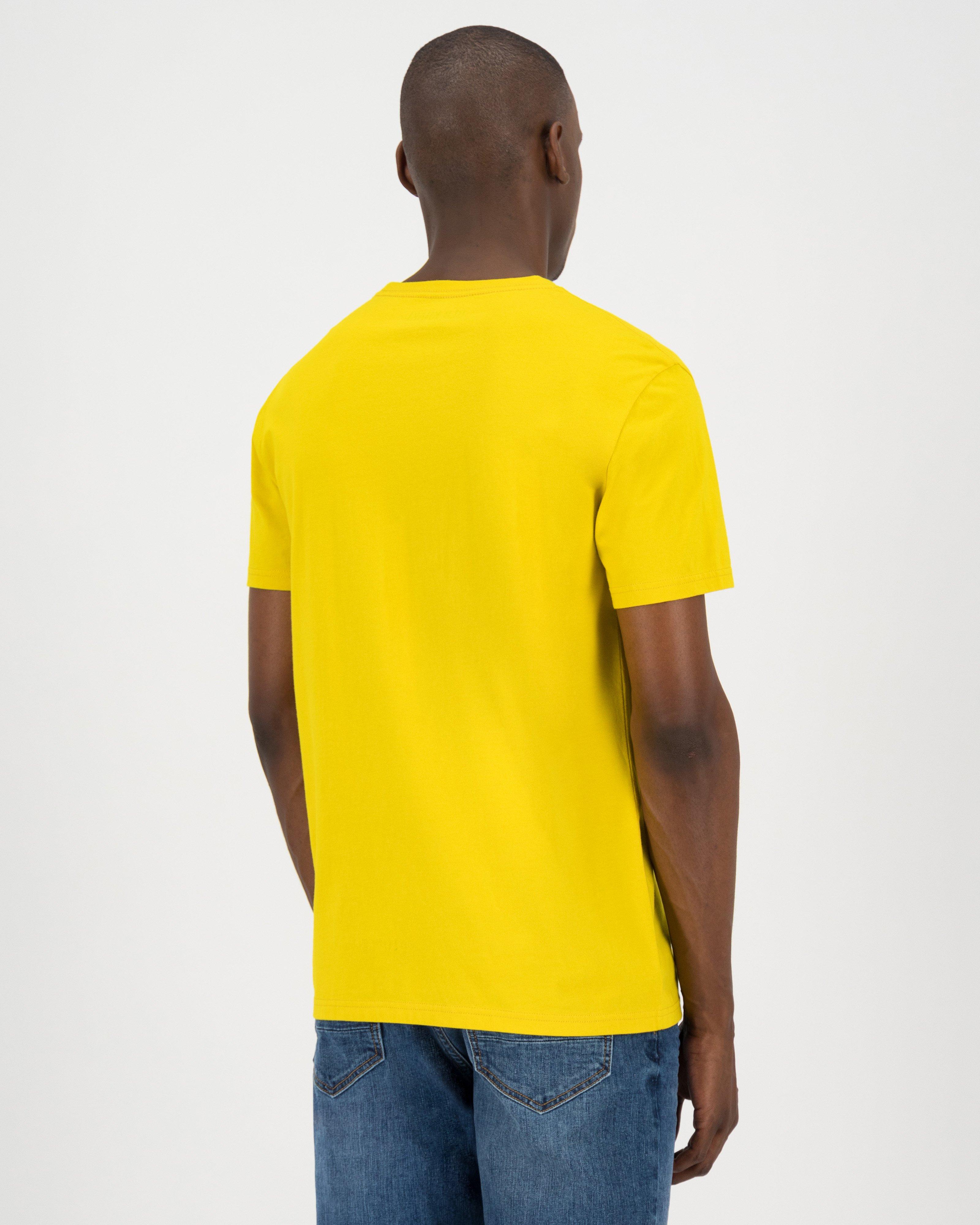 Men's Nick Standard Fit T-Shirt -  Yellow