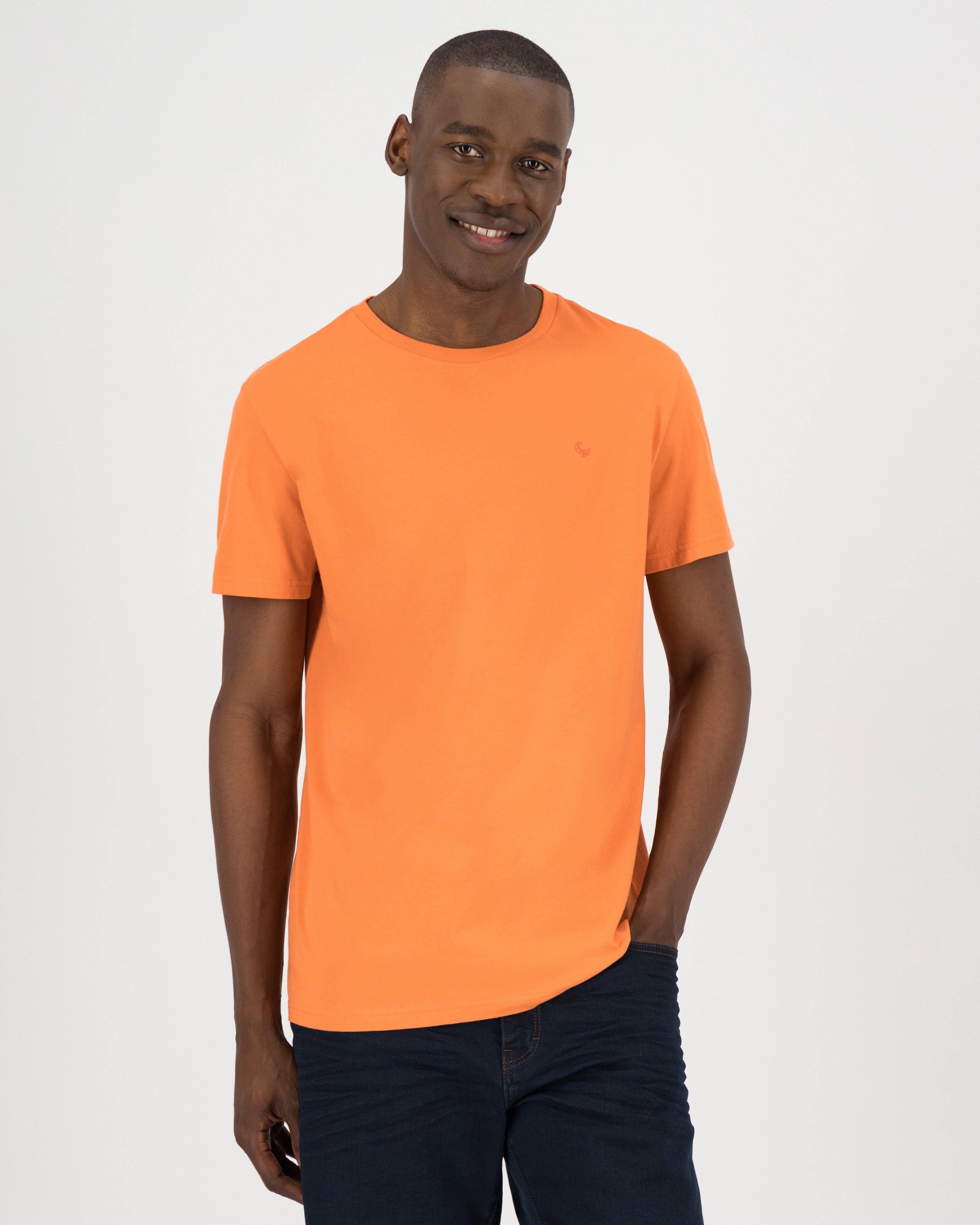 Men's Nick Standard Fit T-Shirt -  Orange