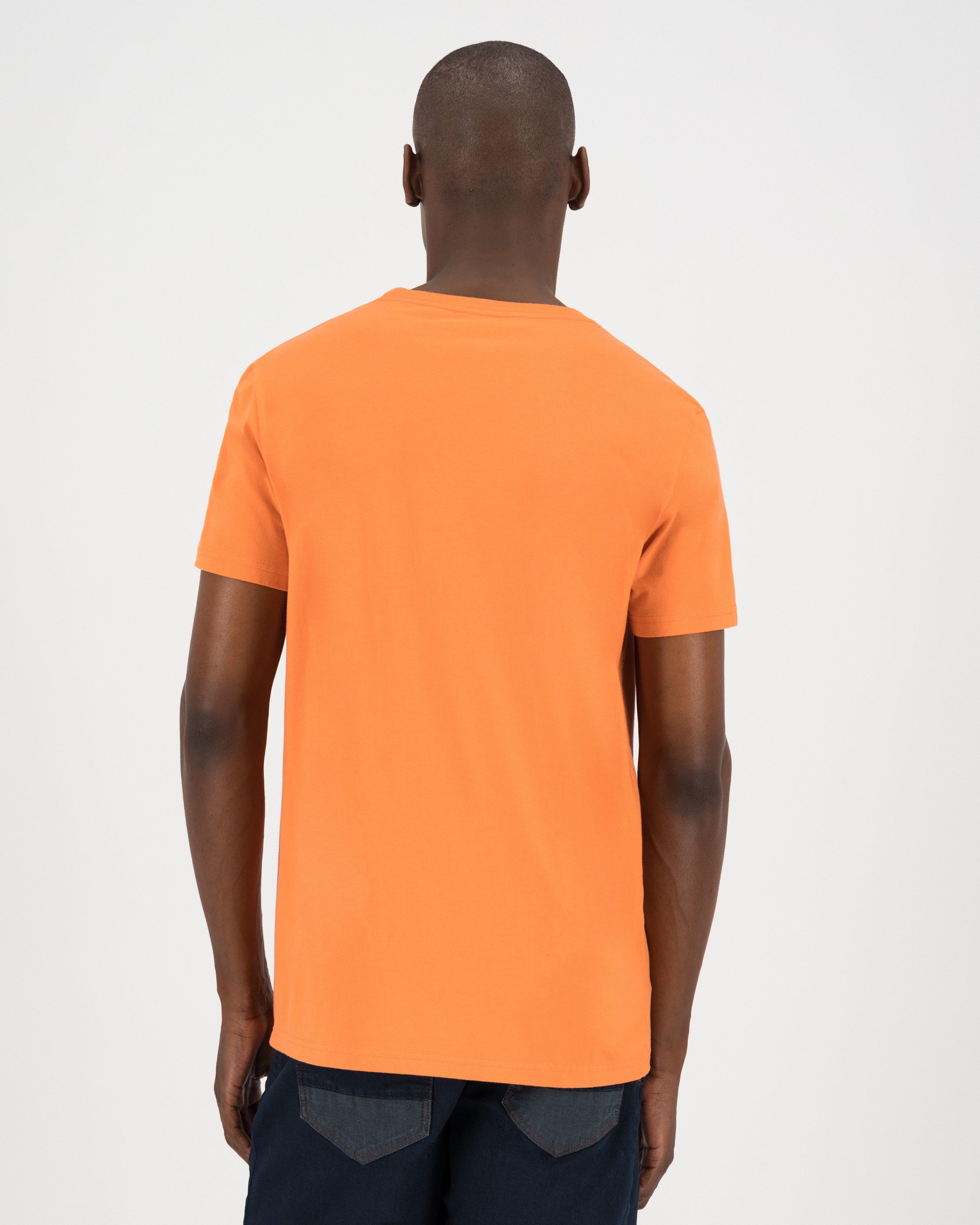 Men's Nick Standard Fit T-Shirt -  Orange