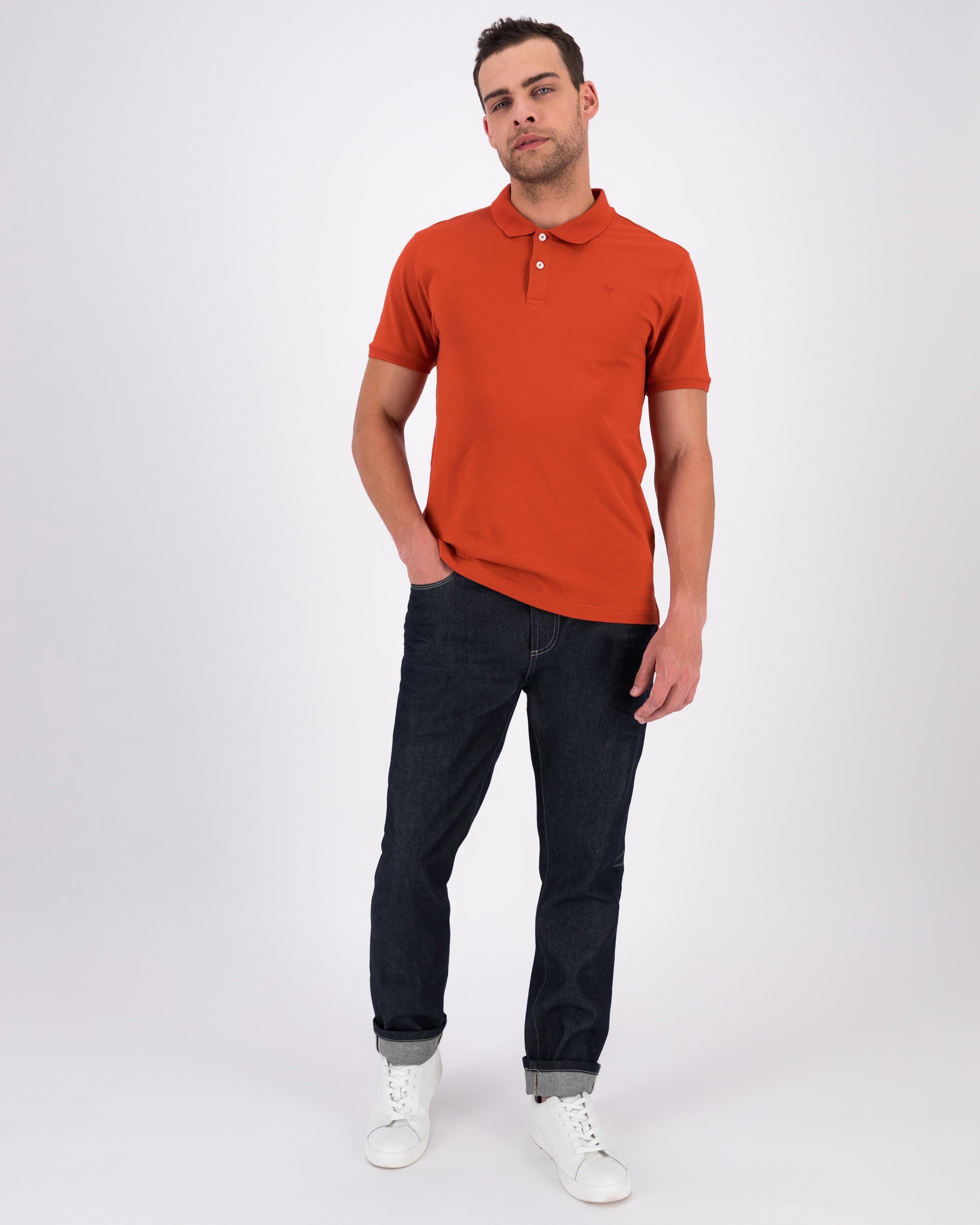 Old Khaki Men's Otis Standard Fit Golfer -  Orange