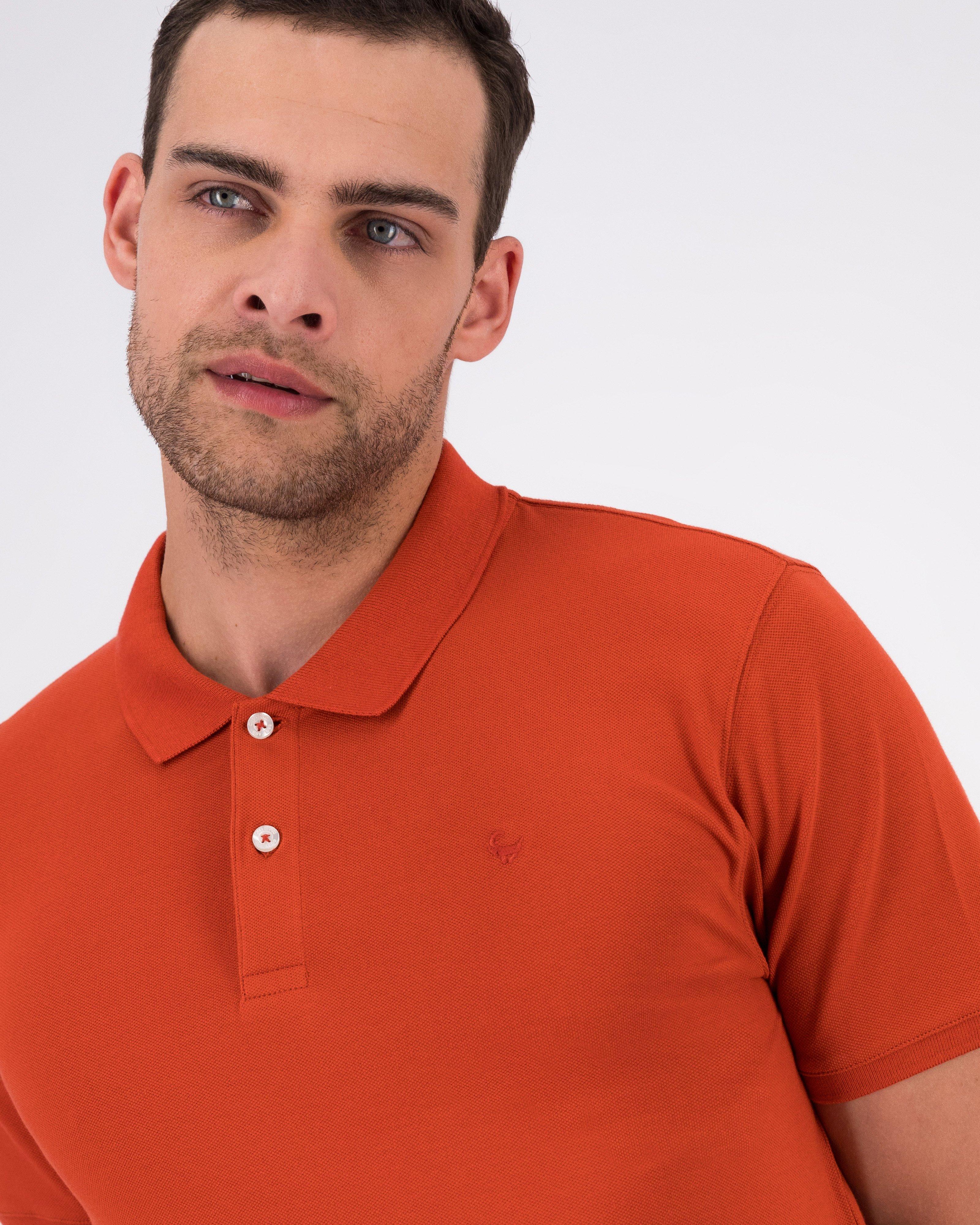 Old Khaki Men's Otis Standard Fit Golfer -  Orange