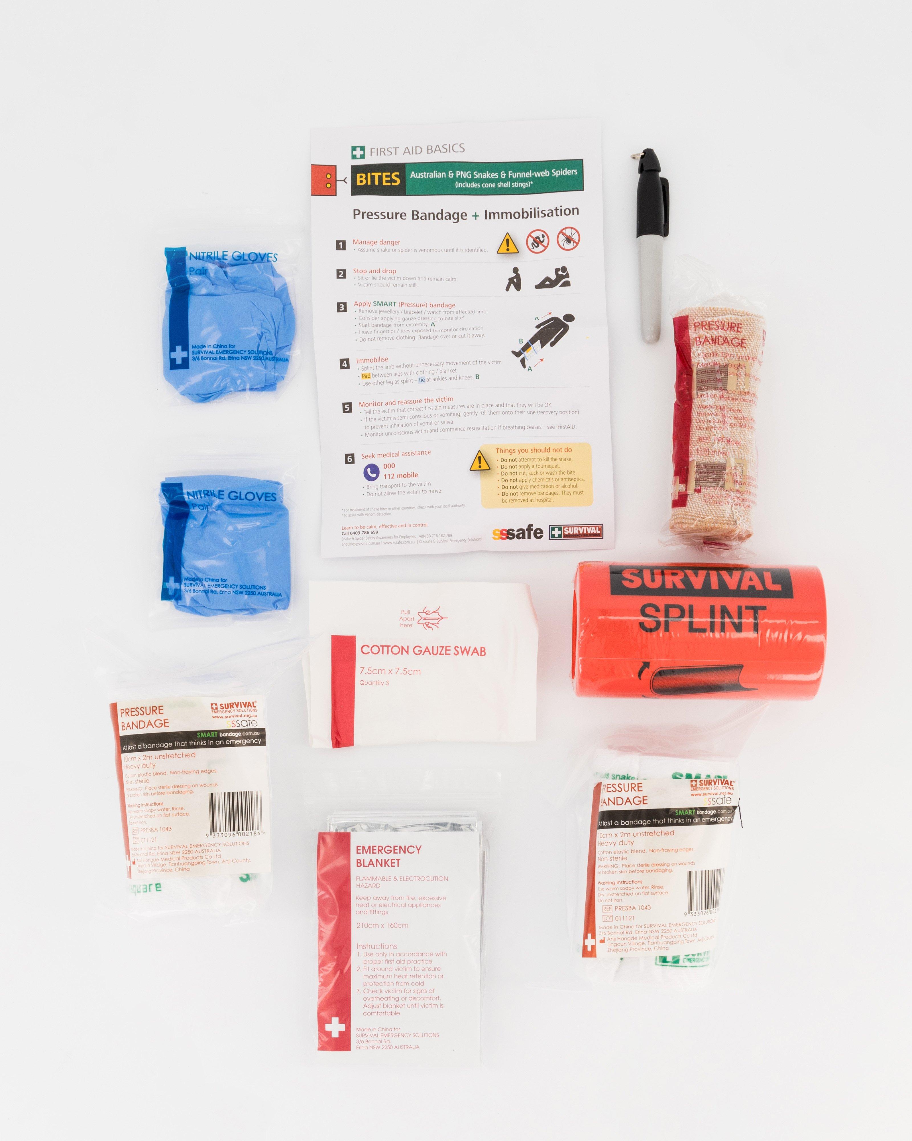 Survival Snake Bite Kit -  No Colour