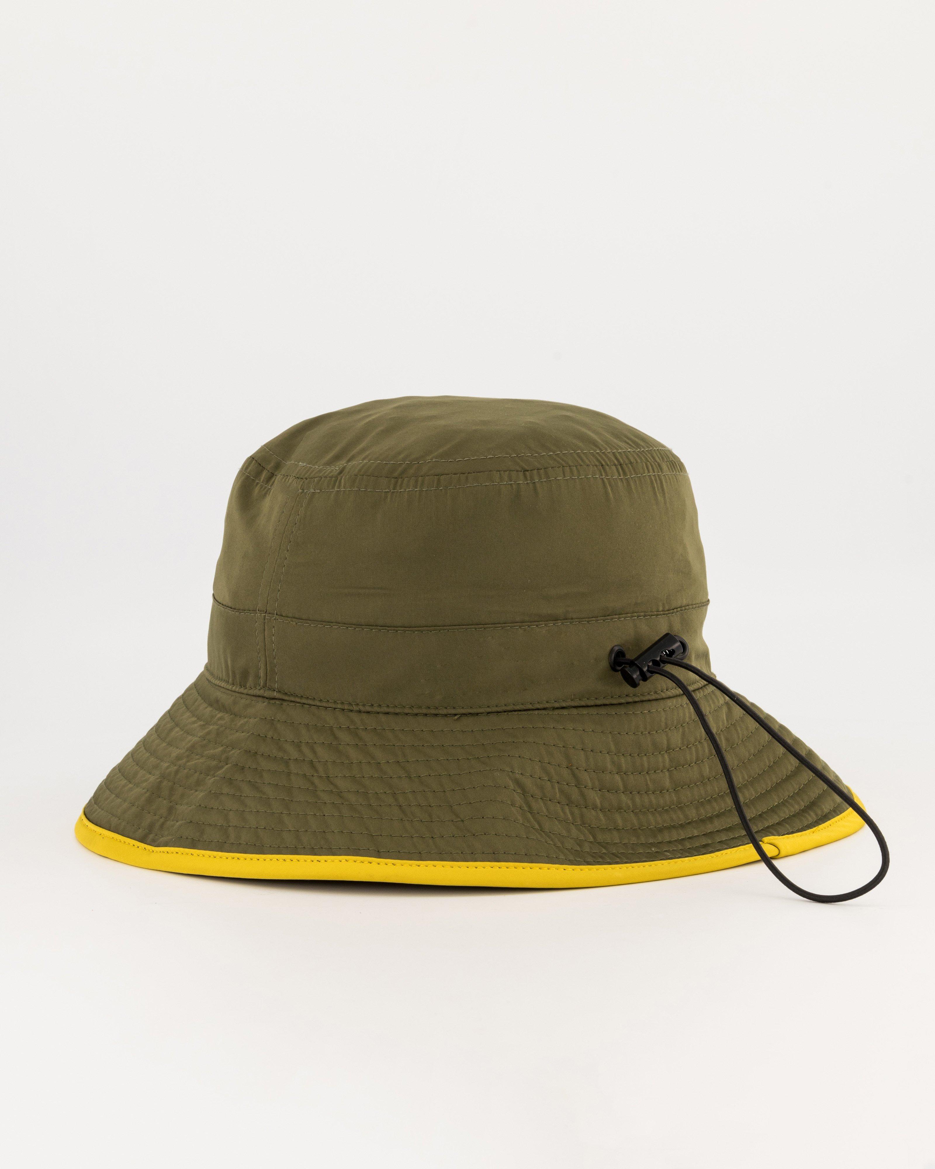 Men's Clayton Drawstring Bucket Hat -  Olive