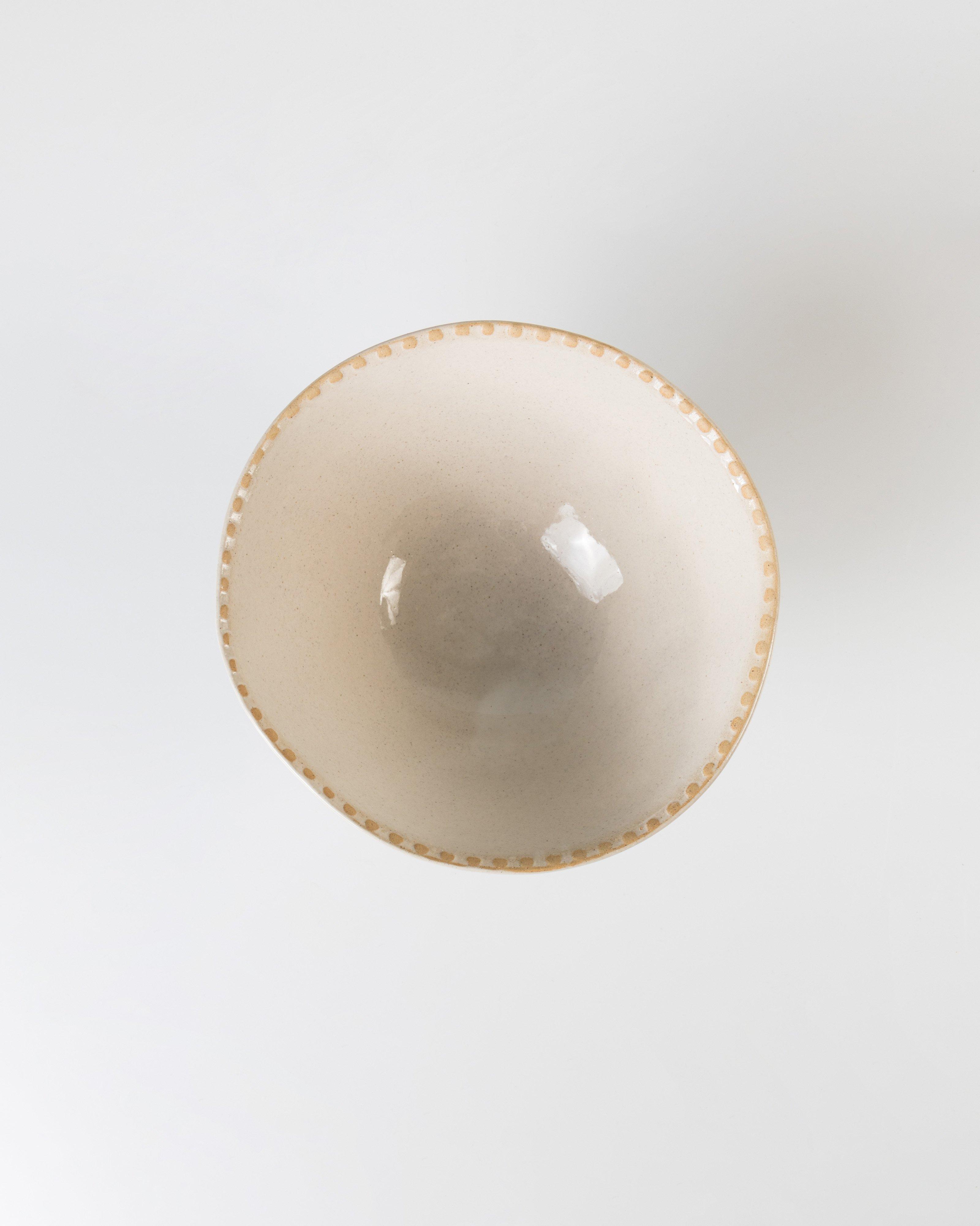 Footed Fruit Bowl -  Milk