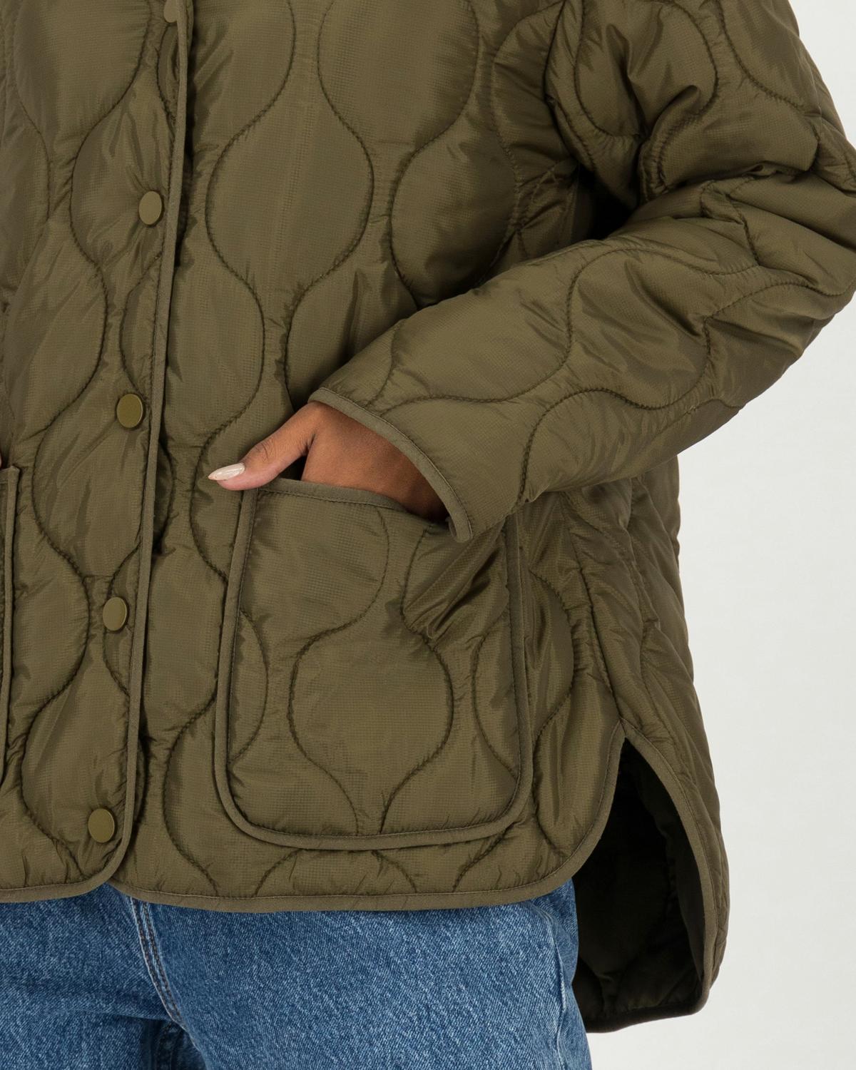 Rene Collarless Quilted Jacket - Poetry Clothing Store