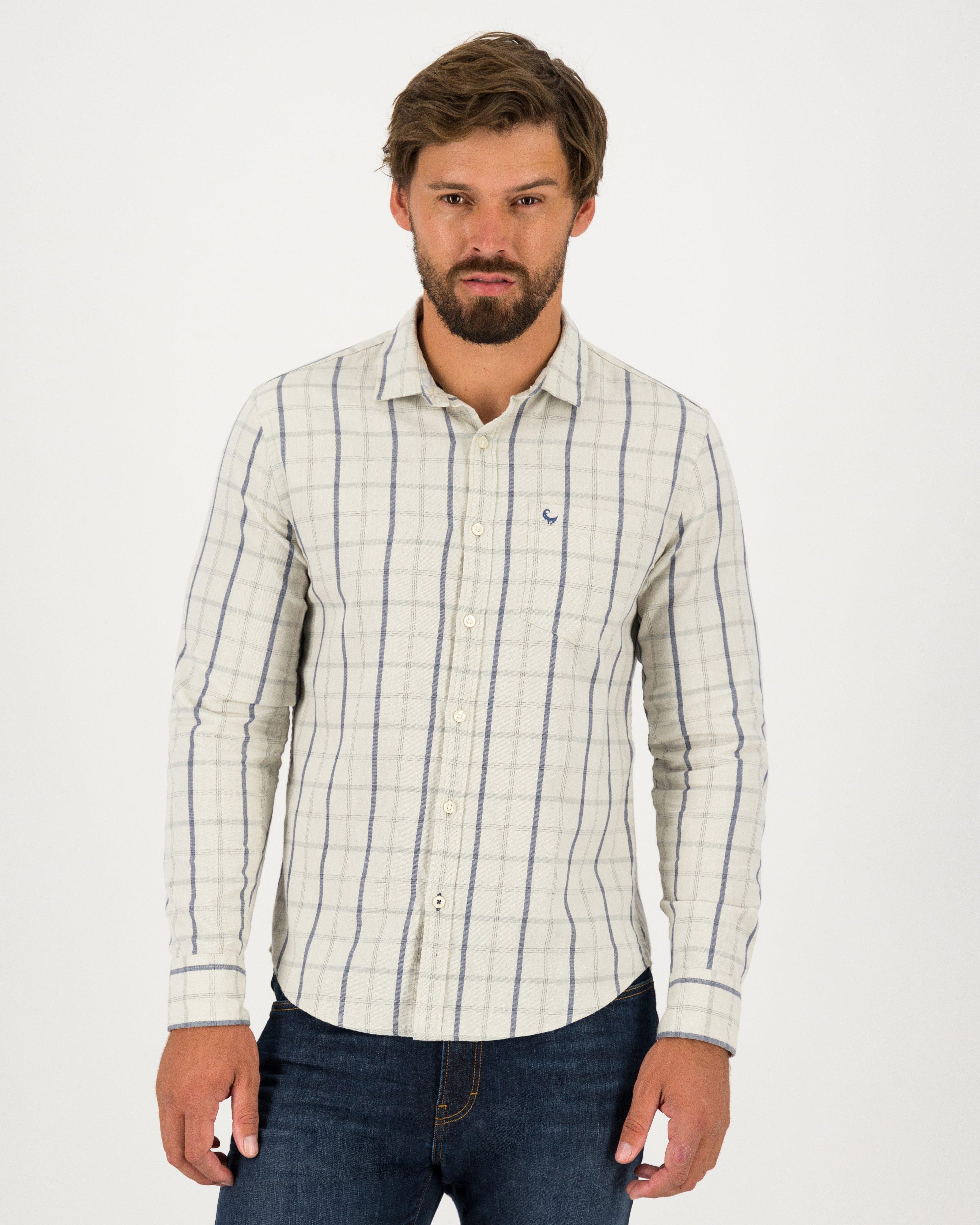 Men's Xavier Slim Fit Shirt -  Light Grey