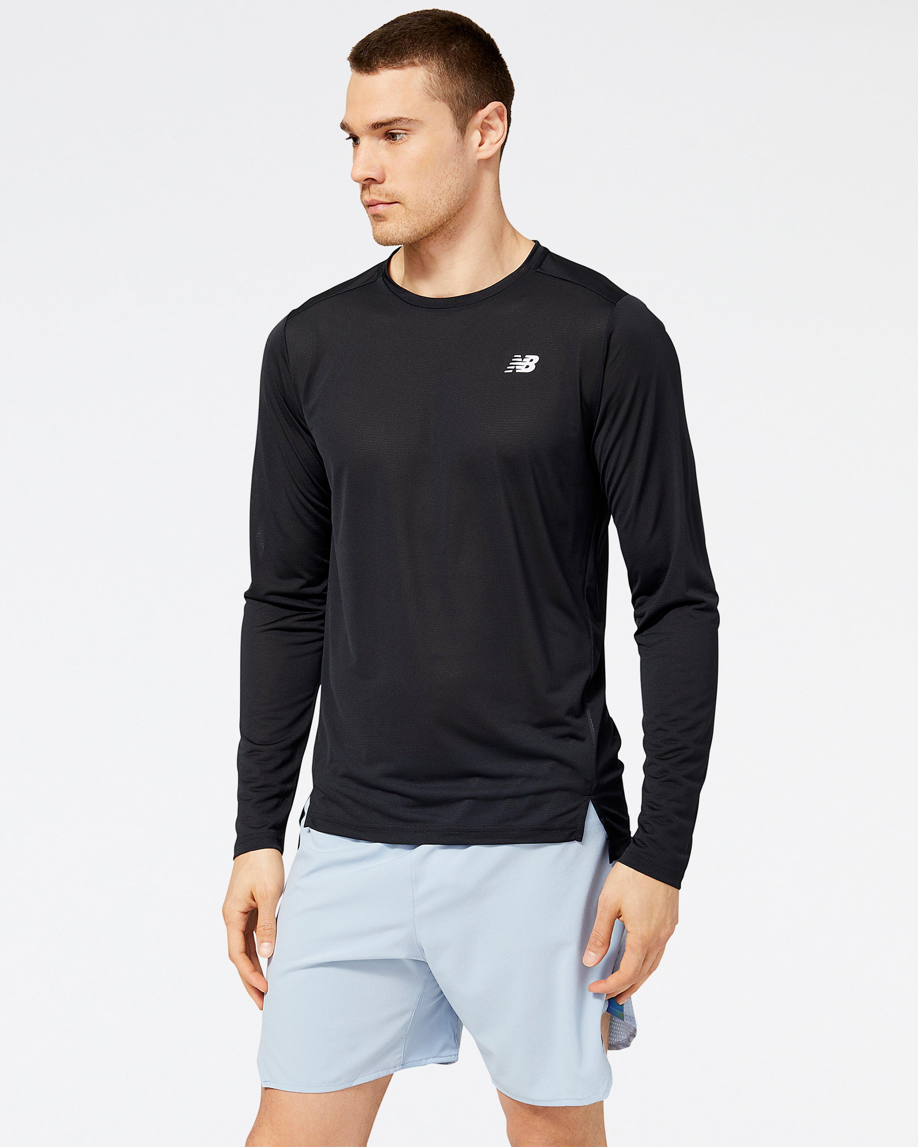 New Balance Men's Accelerate Long Sleeve Top -  Black