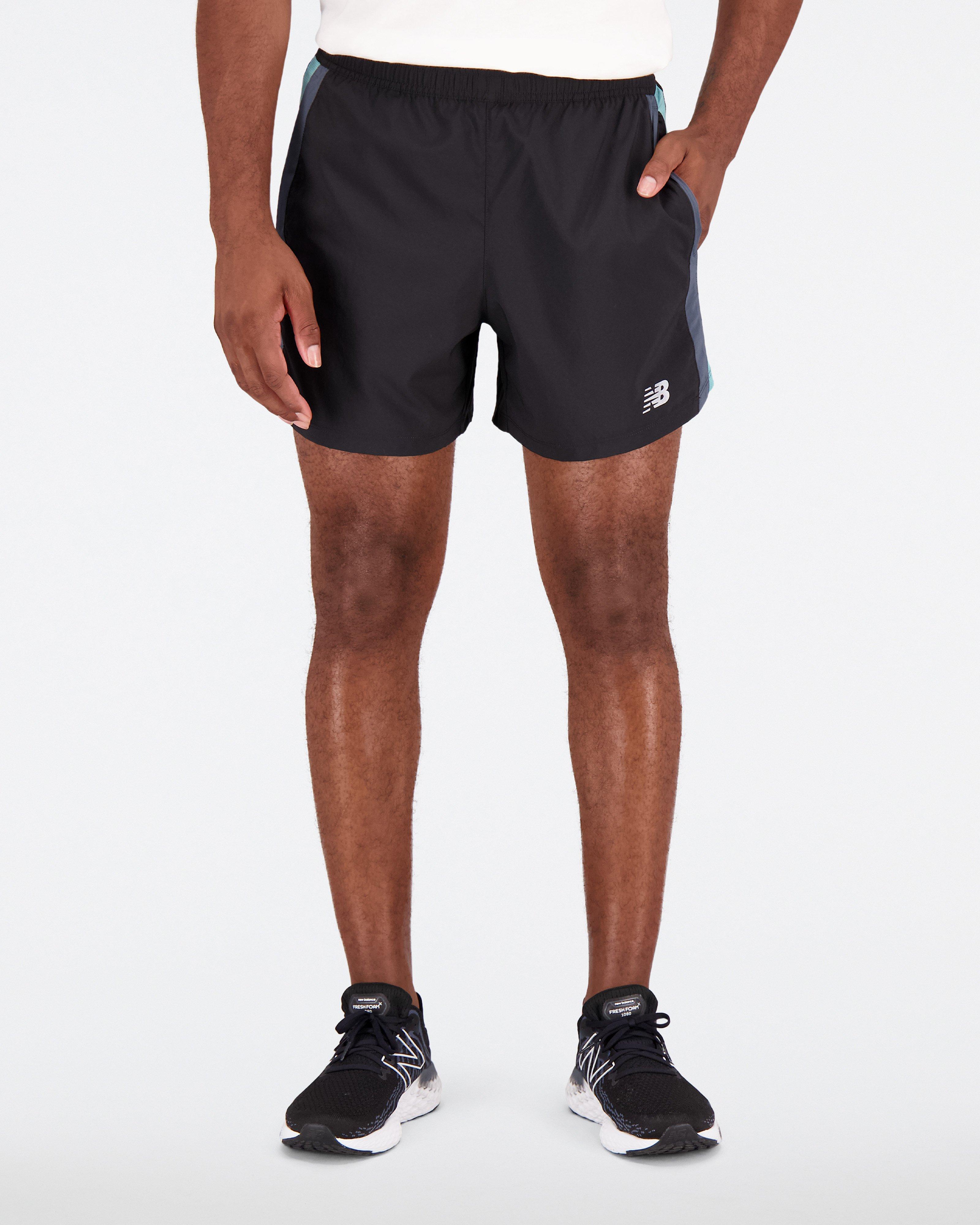 New Balance Men's Impact Run 5-Inch Shorts -  Black