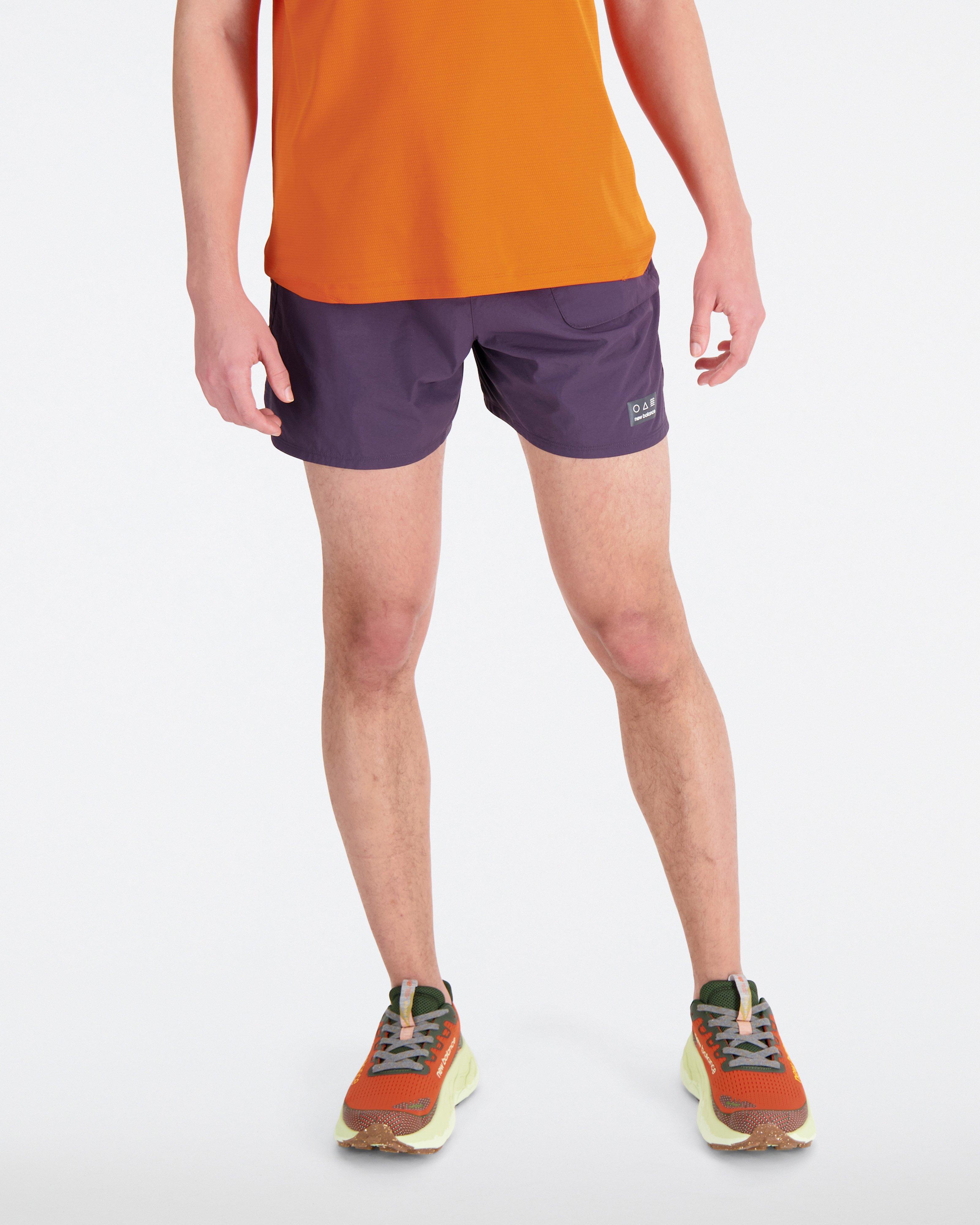 Men's Marathon Shorts | Black Purple