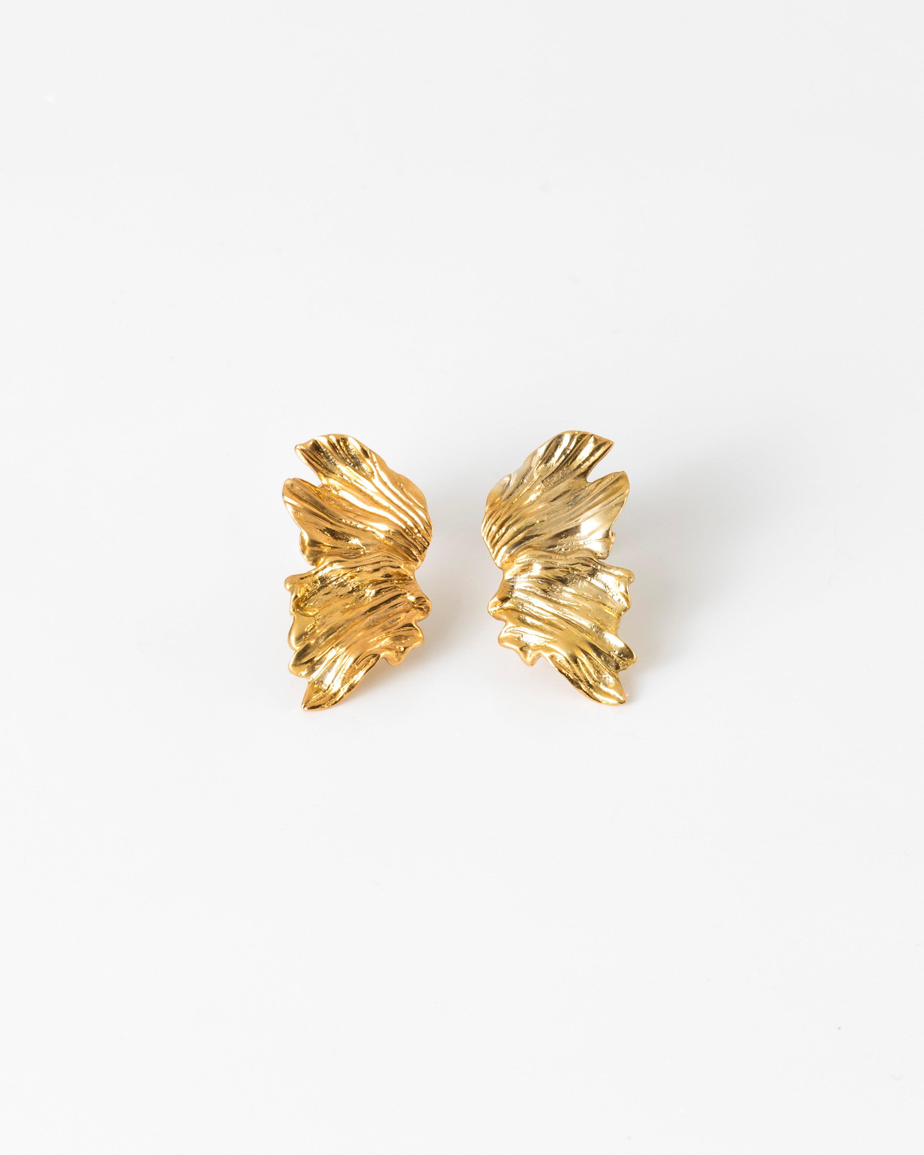 BB Statement Seaweed Stud -  Gold