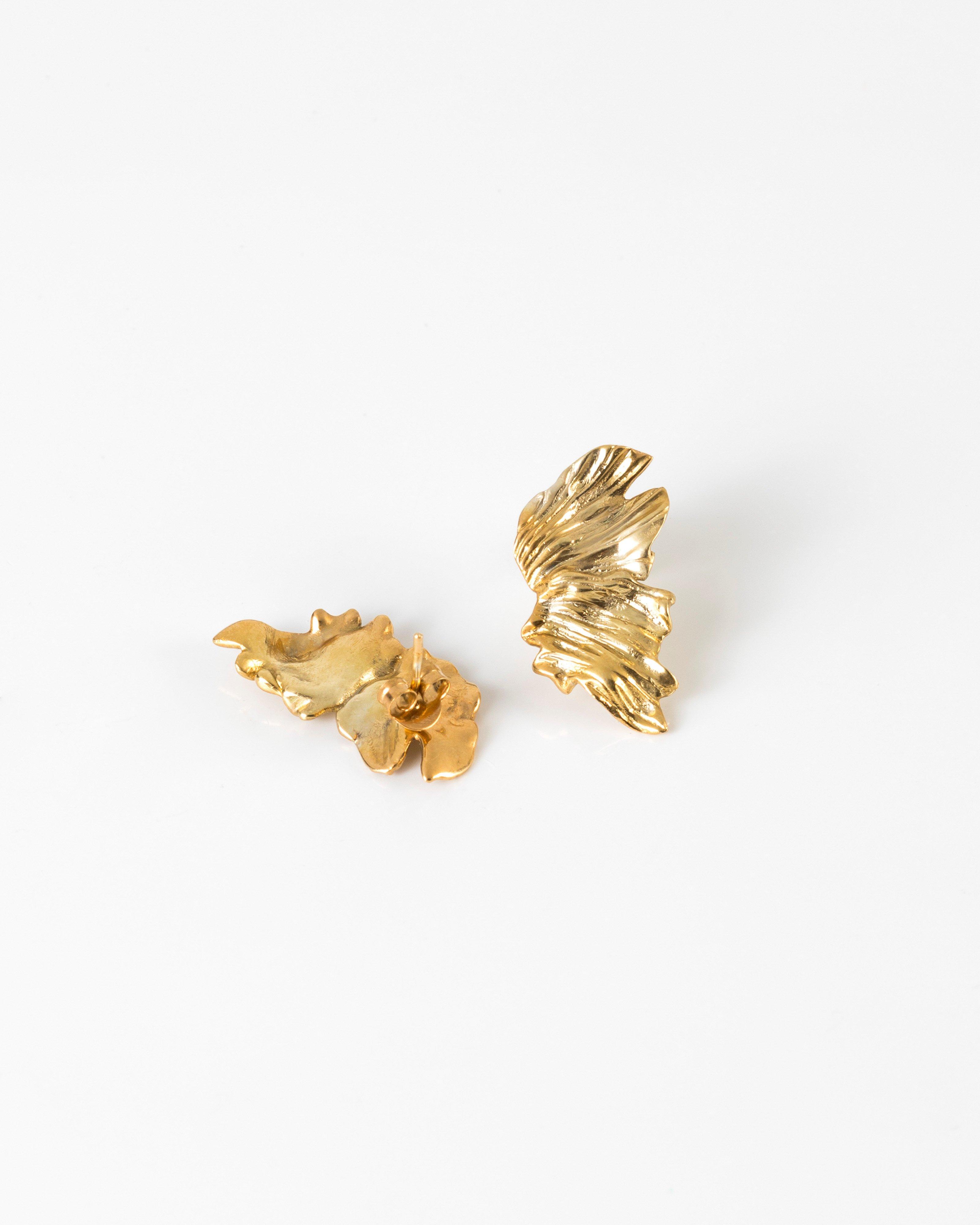 BB Statement Seaweed Stud -  Gold