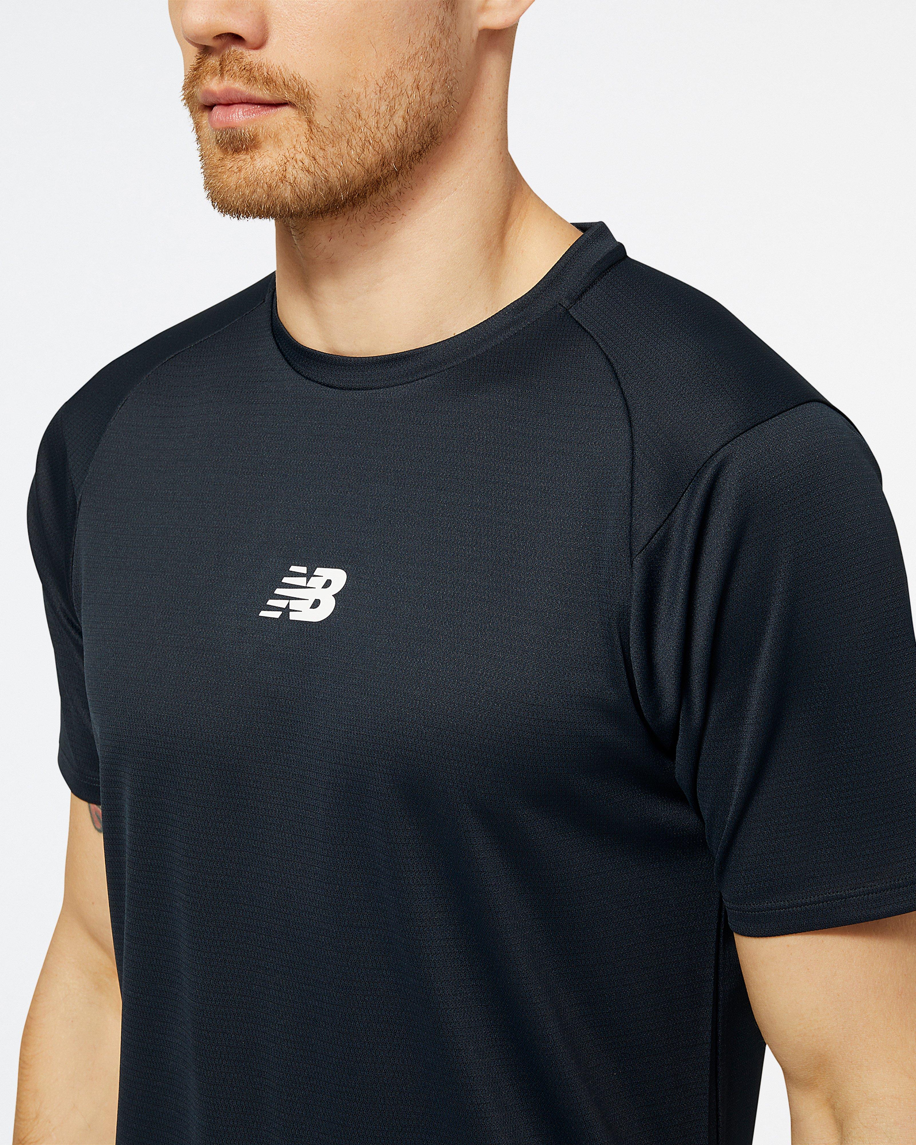 New Balance Men's Impact Run AT T-shirt -  Black