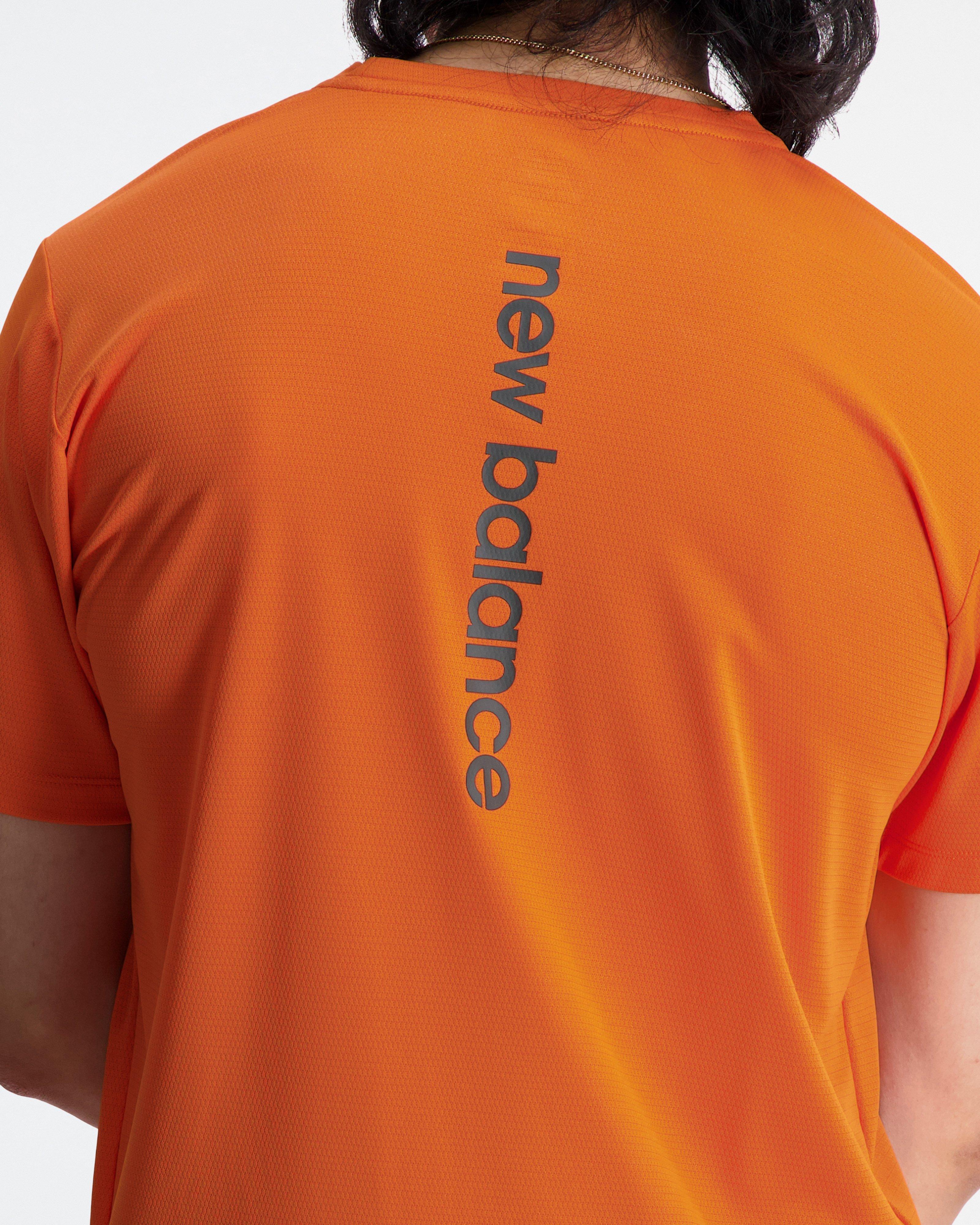 New Balance Men's Impact Run AT T-shirt -  Red