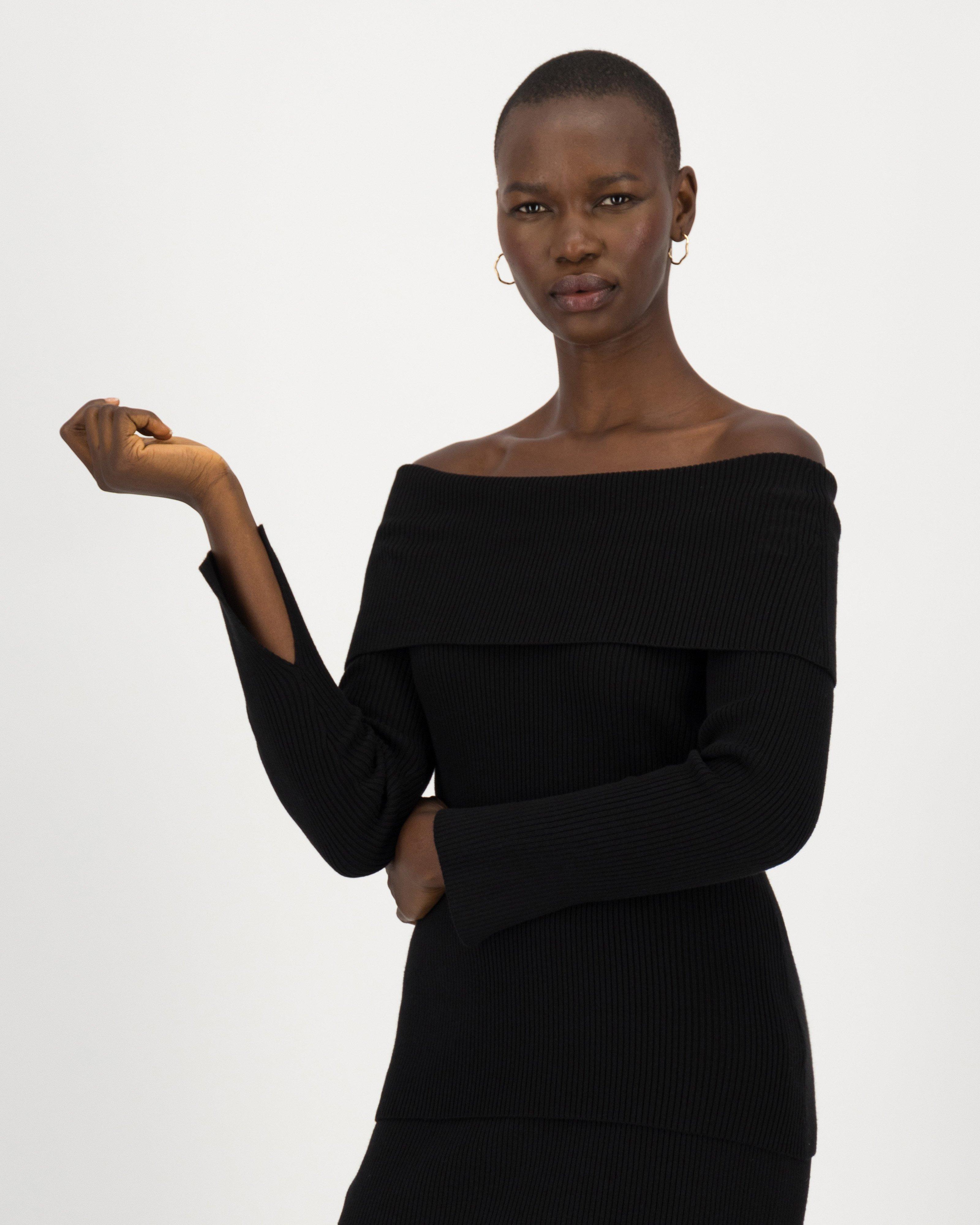 Dressy black off 2024 the shoulder top