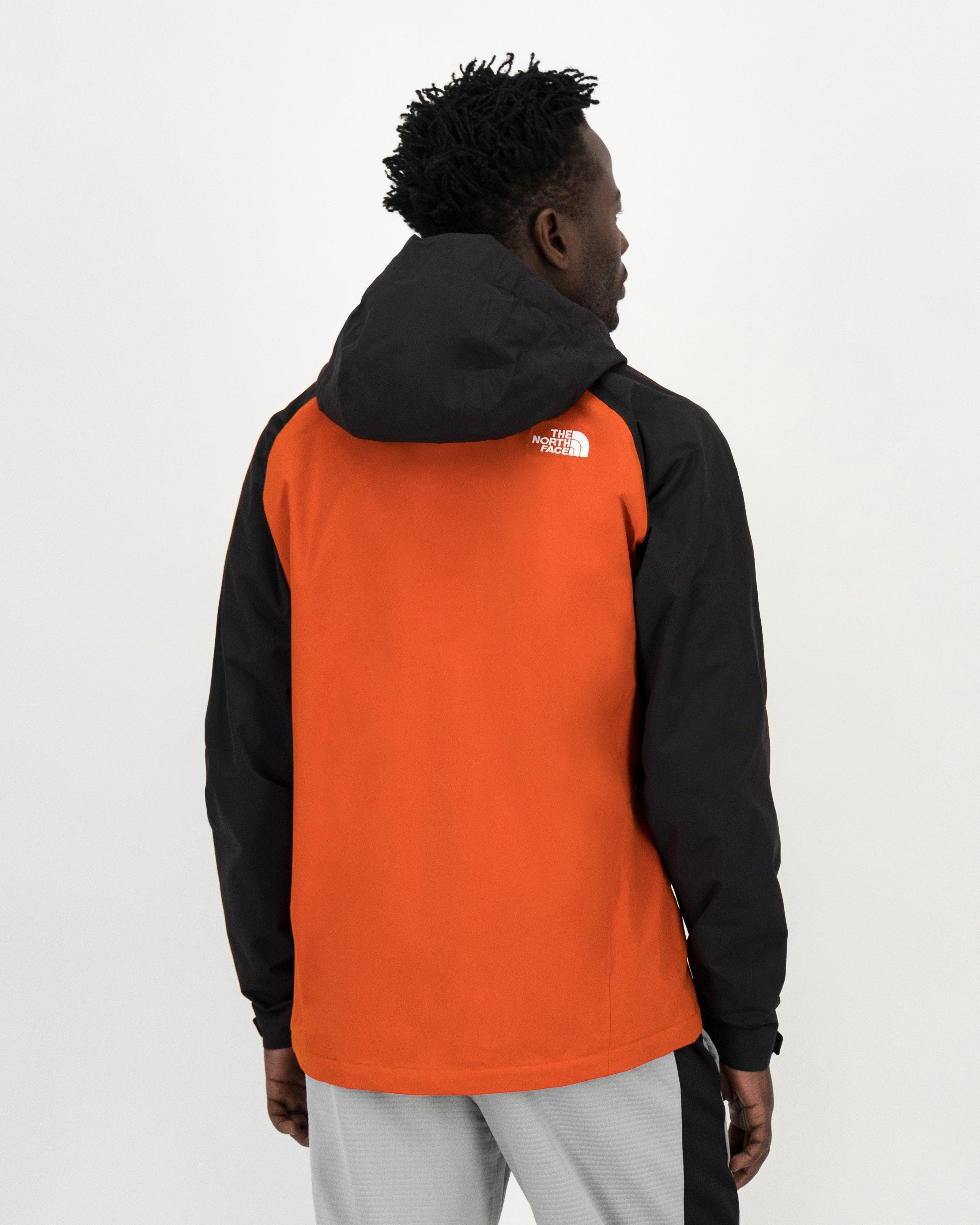 North face best sale mens orange jacket