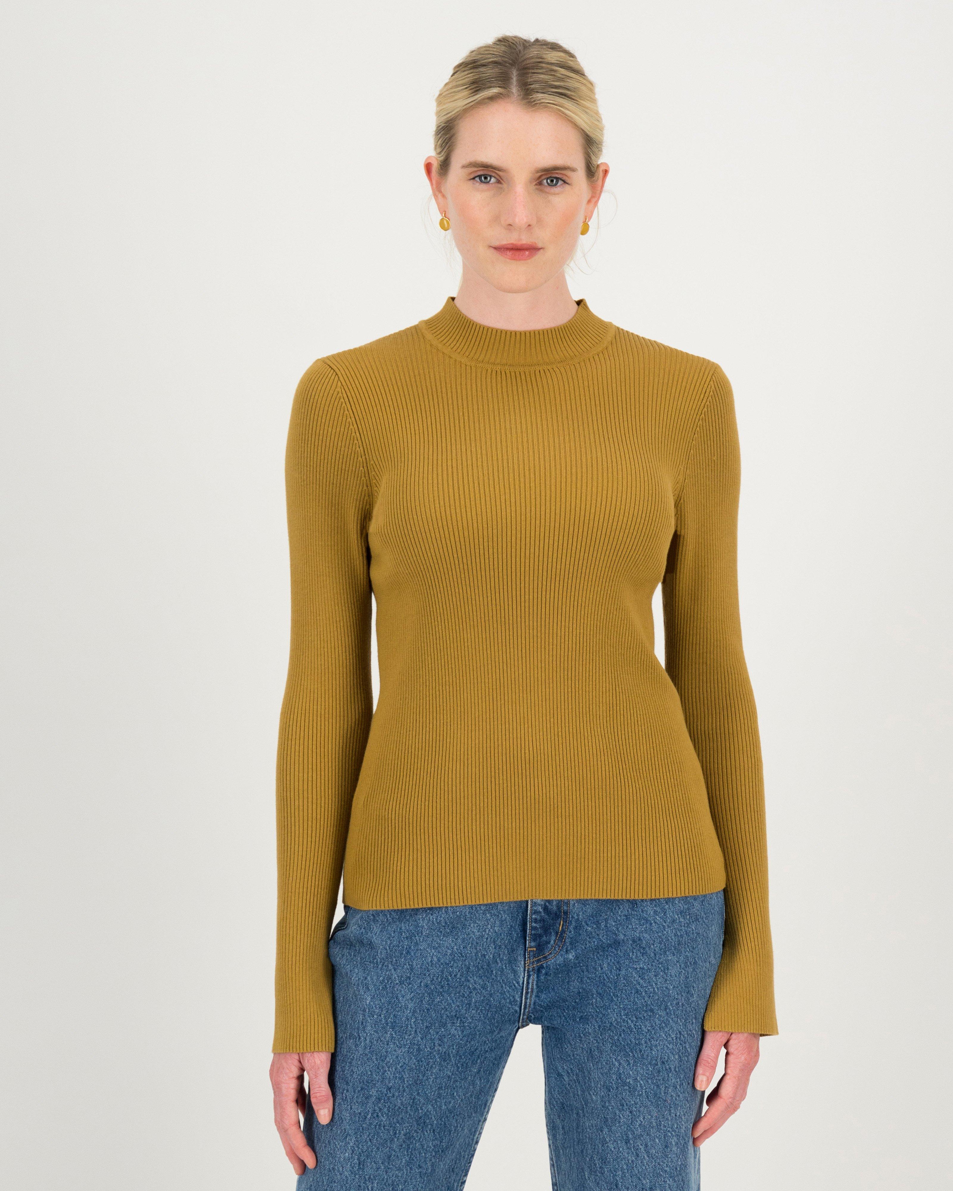 Dallas Ribbed Knit -  Ochre