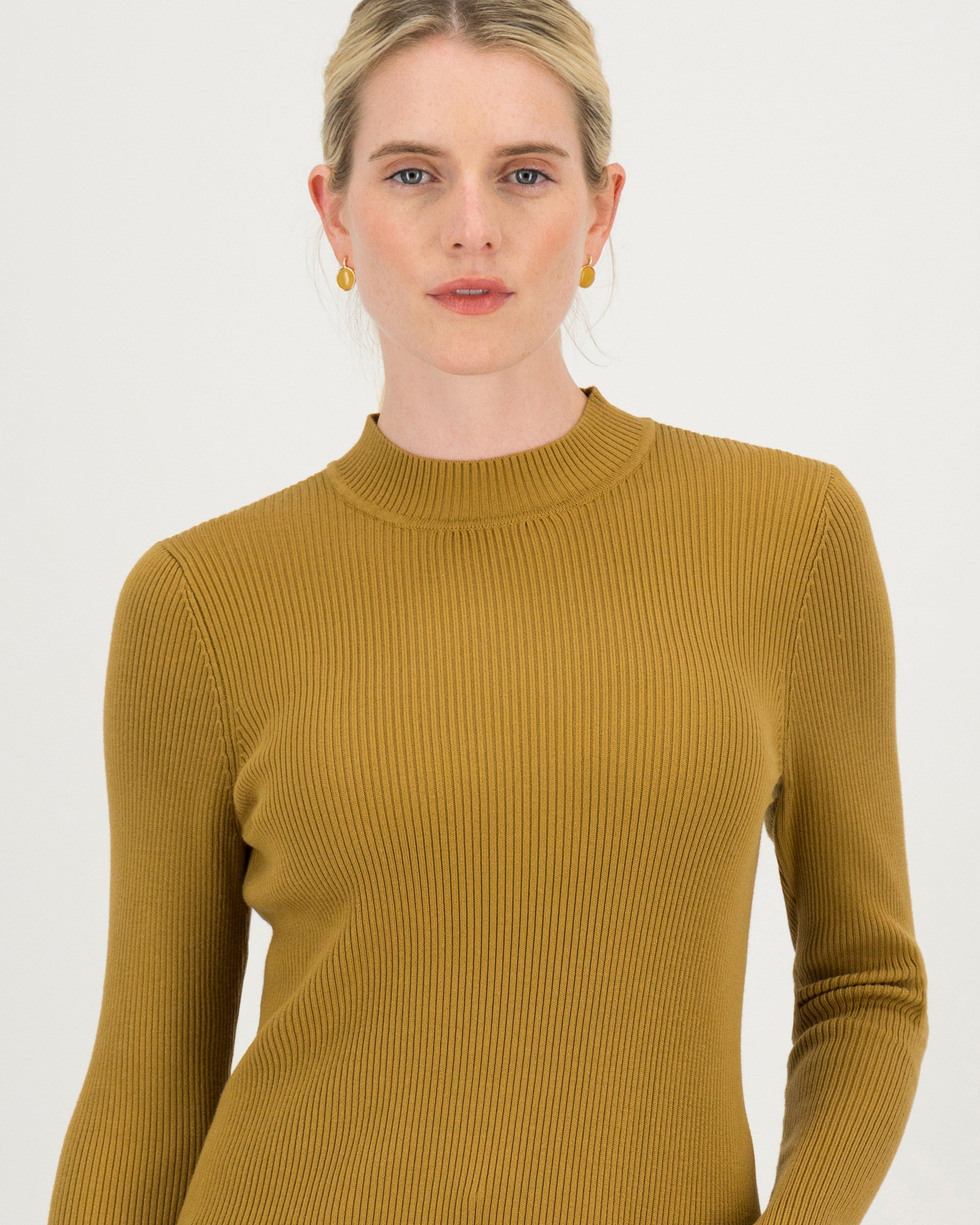 Dallas Ribbed Knit -  Ochre