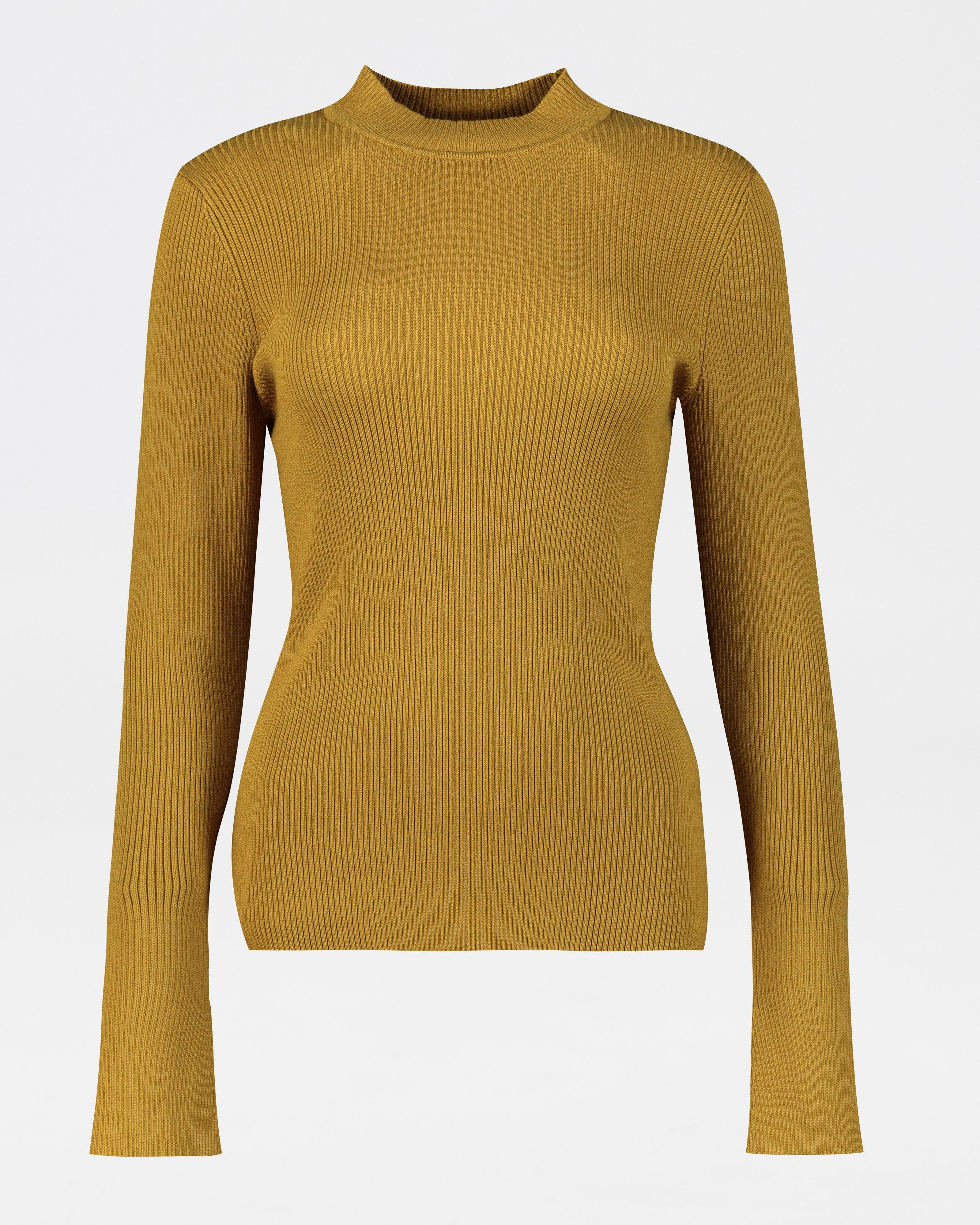 Dallas Ribbed Knit -  Ochre