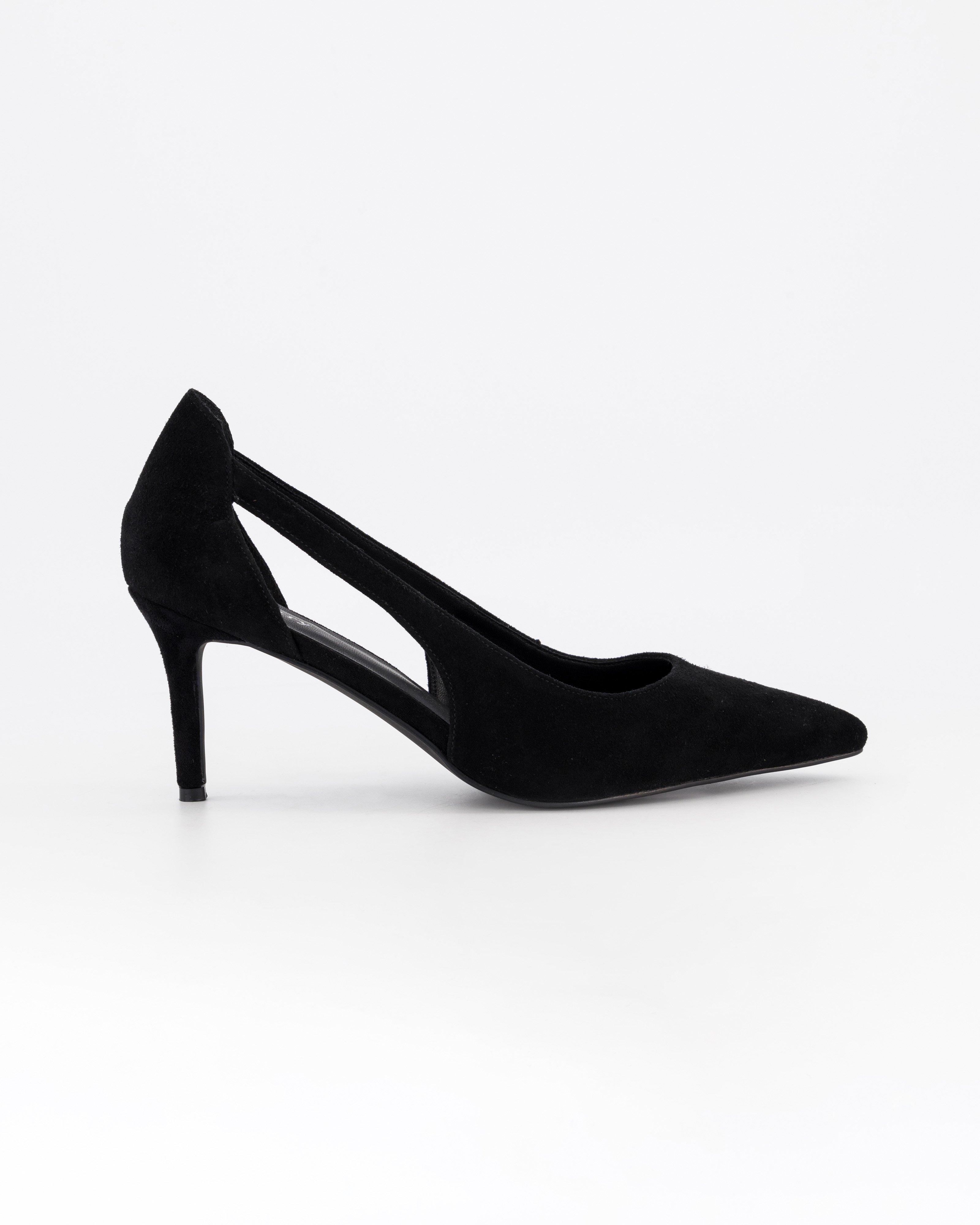 Kaylyn Cut-Out Court Heel -  Black