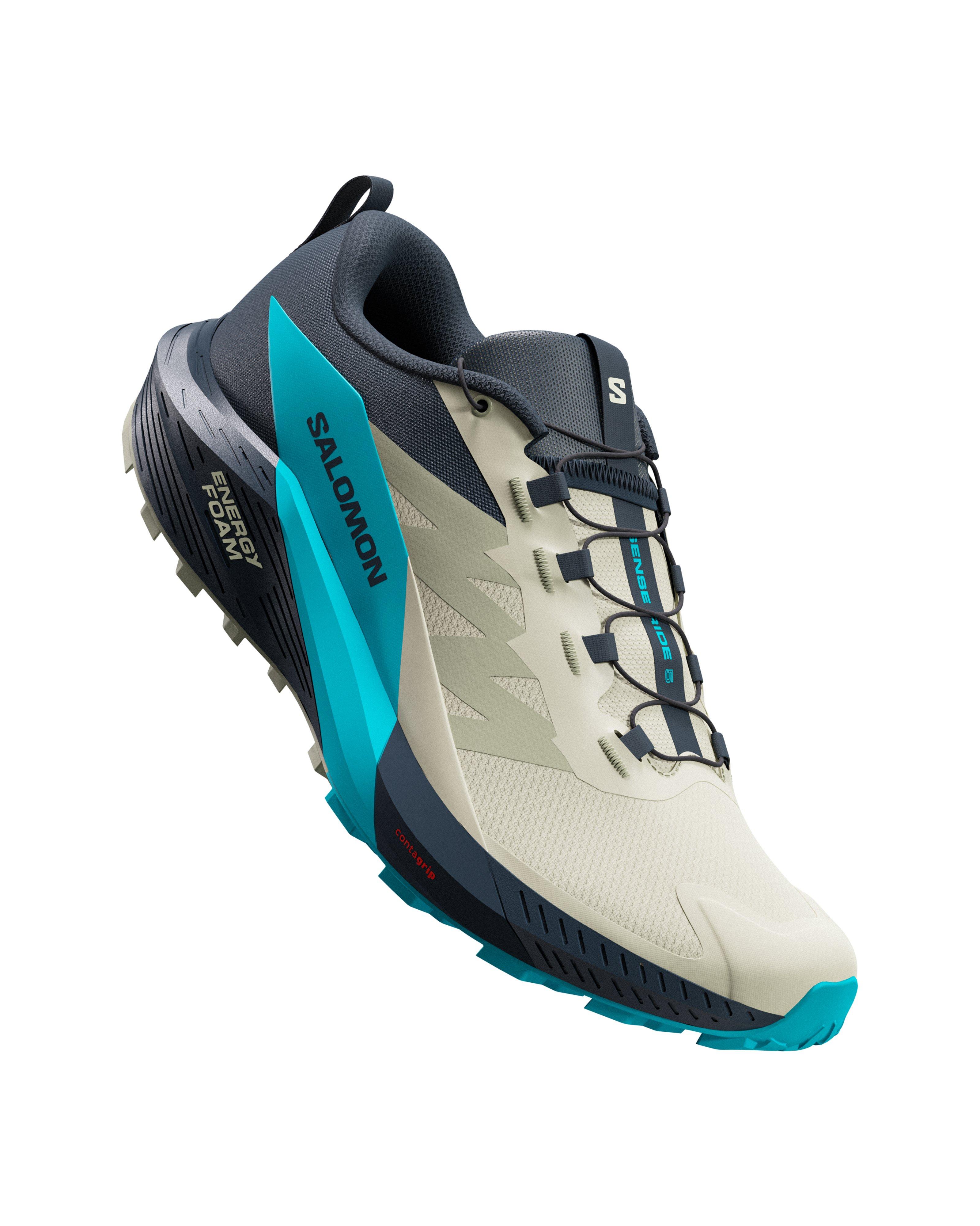 Salomon Men's Sense Ride 5 Trail Running Shoes -  Grey