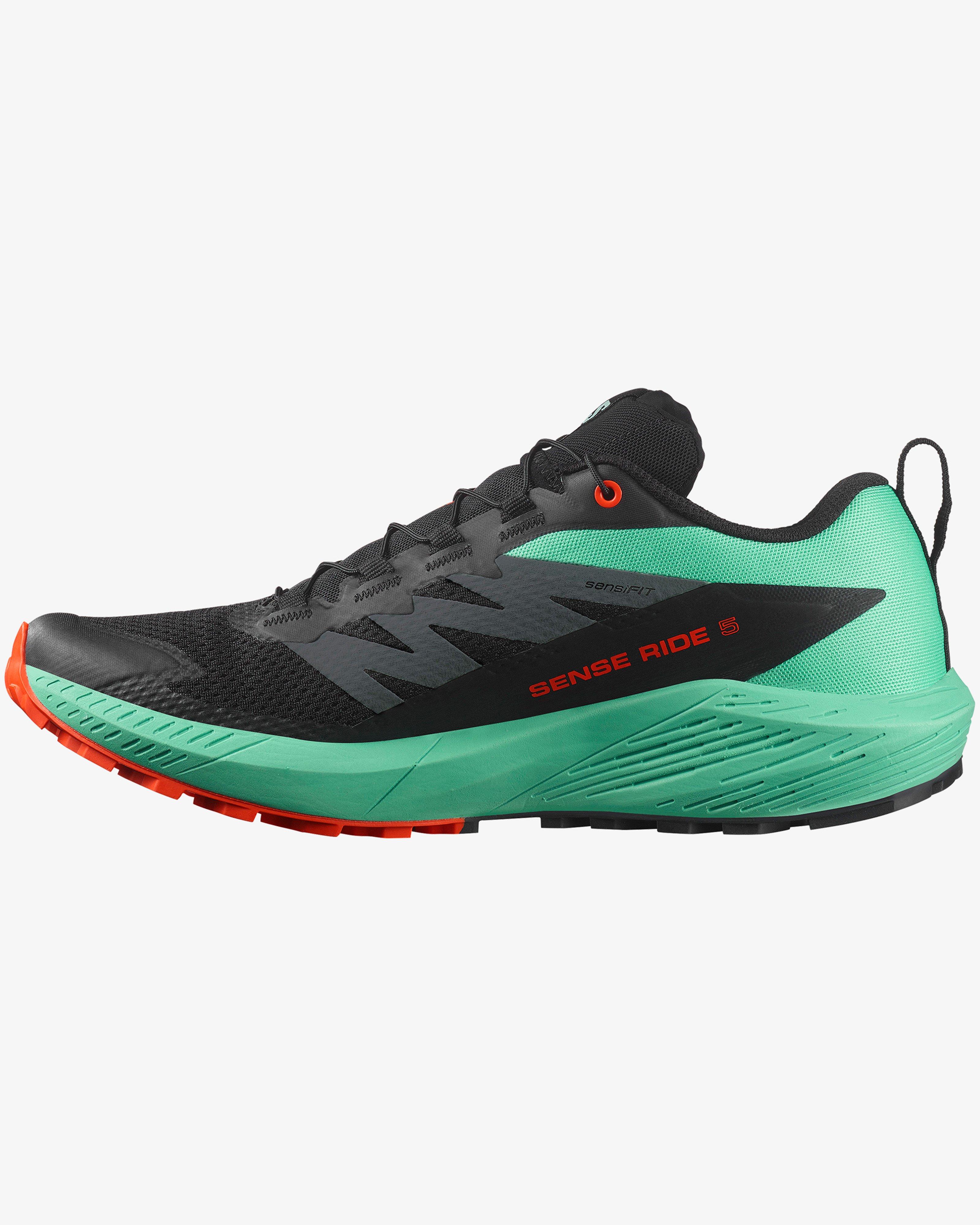 Salomon Men's Sense Ride 5 Trail Running Shoes -  Green