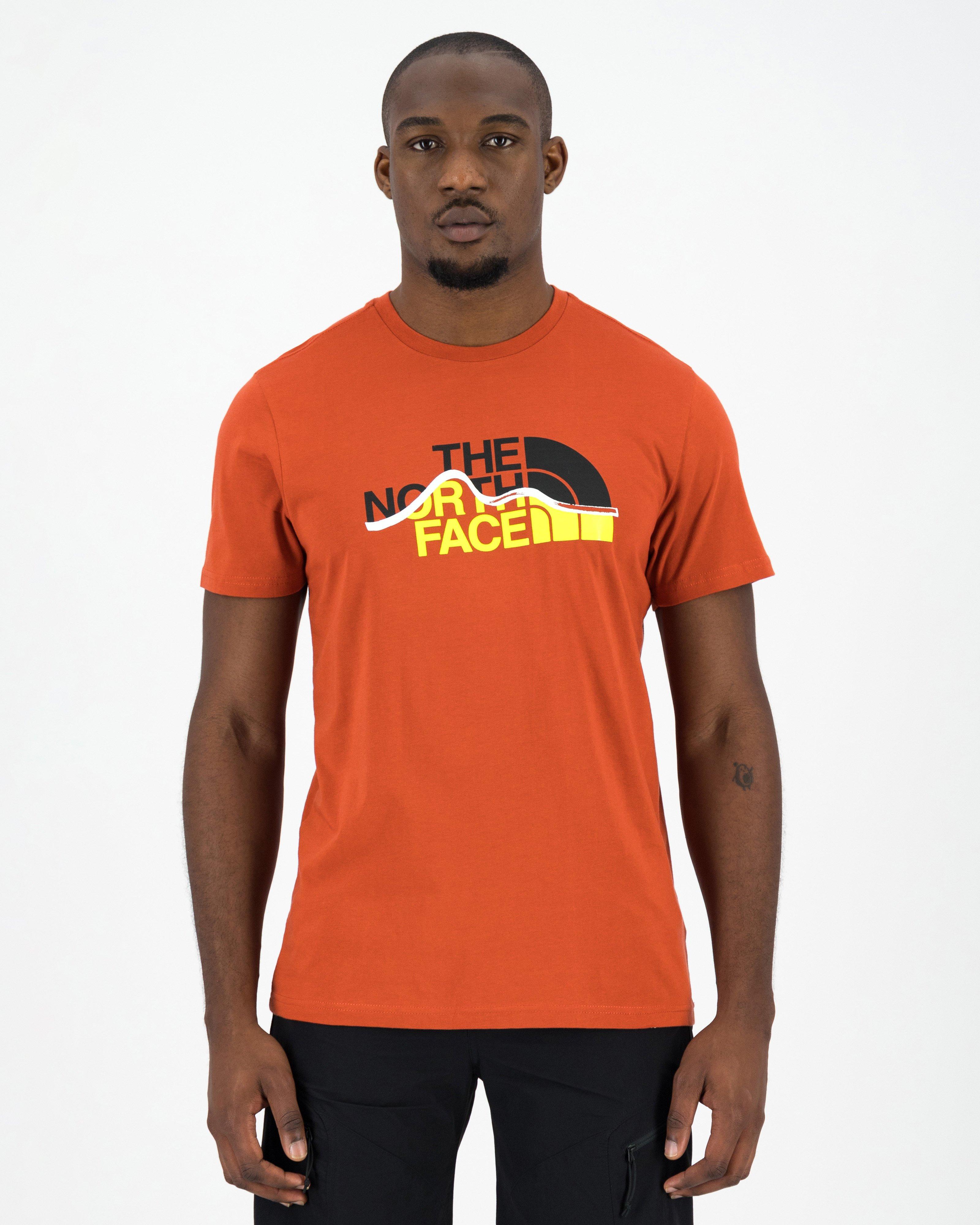 The North Face Men’s Mountain Line T-shirt -  Rust