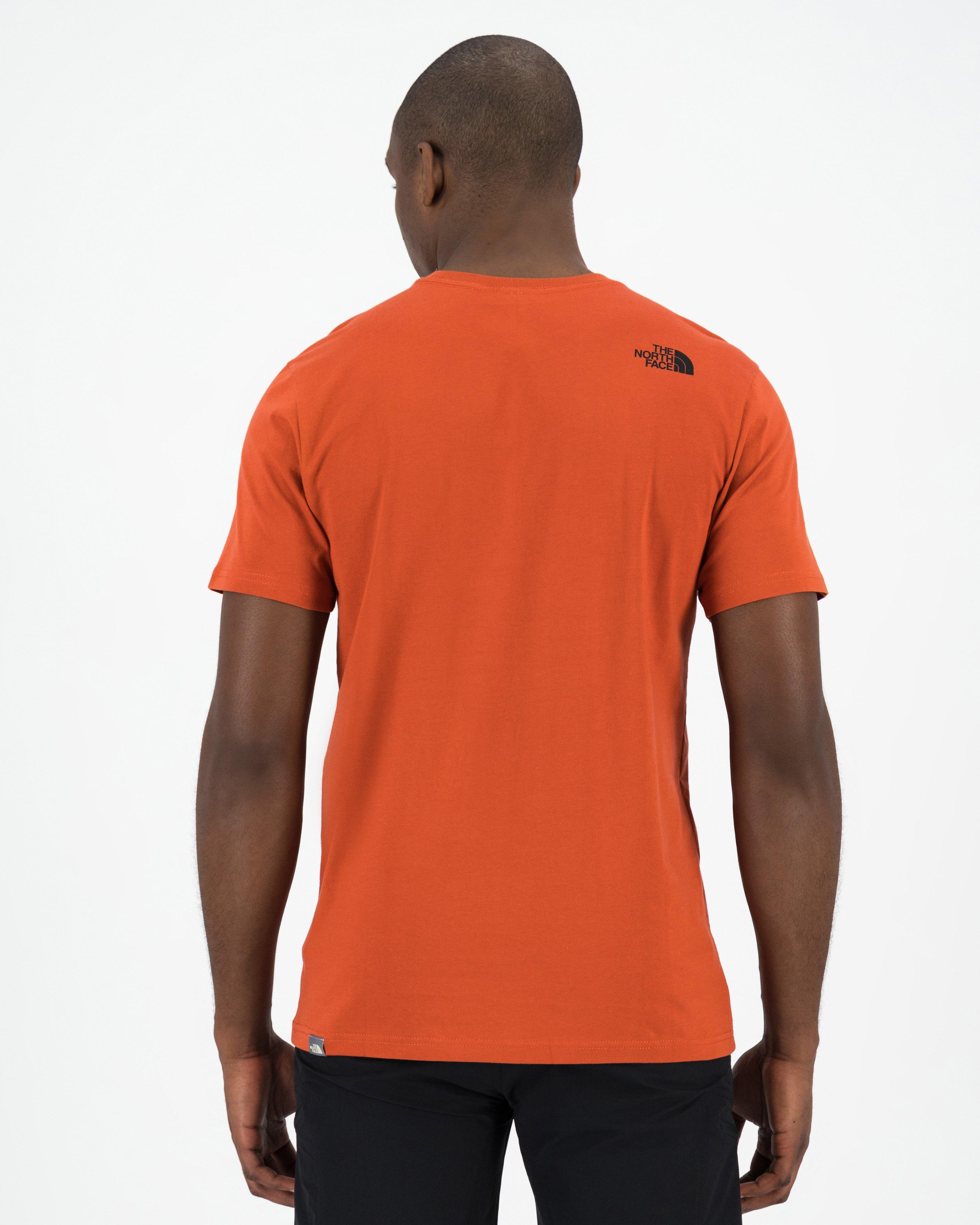 The North Face Men’s Mountain Line T-shirt -  Rust