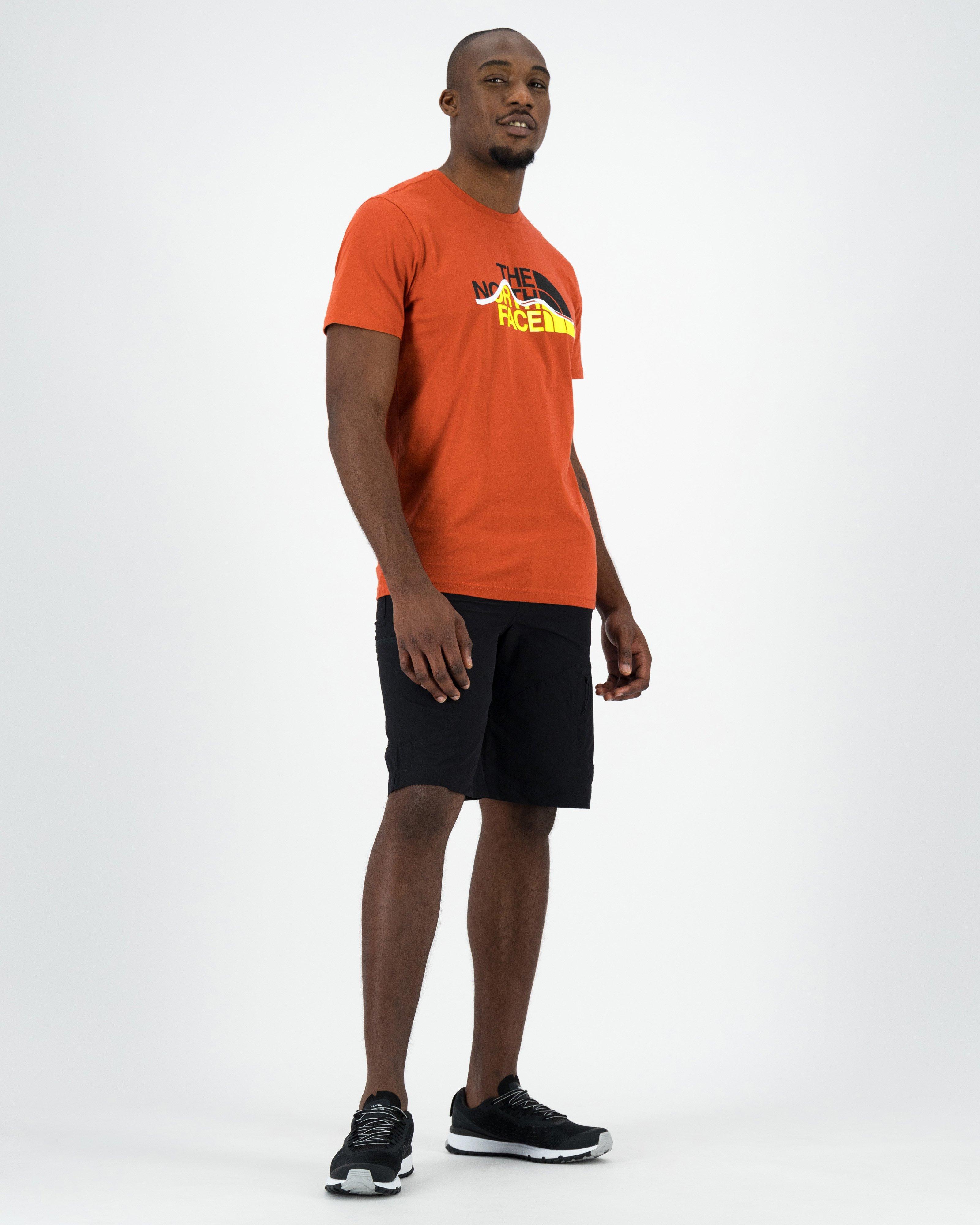 The North Face Men’s Mountain Line T-shirt -  Rust