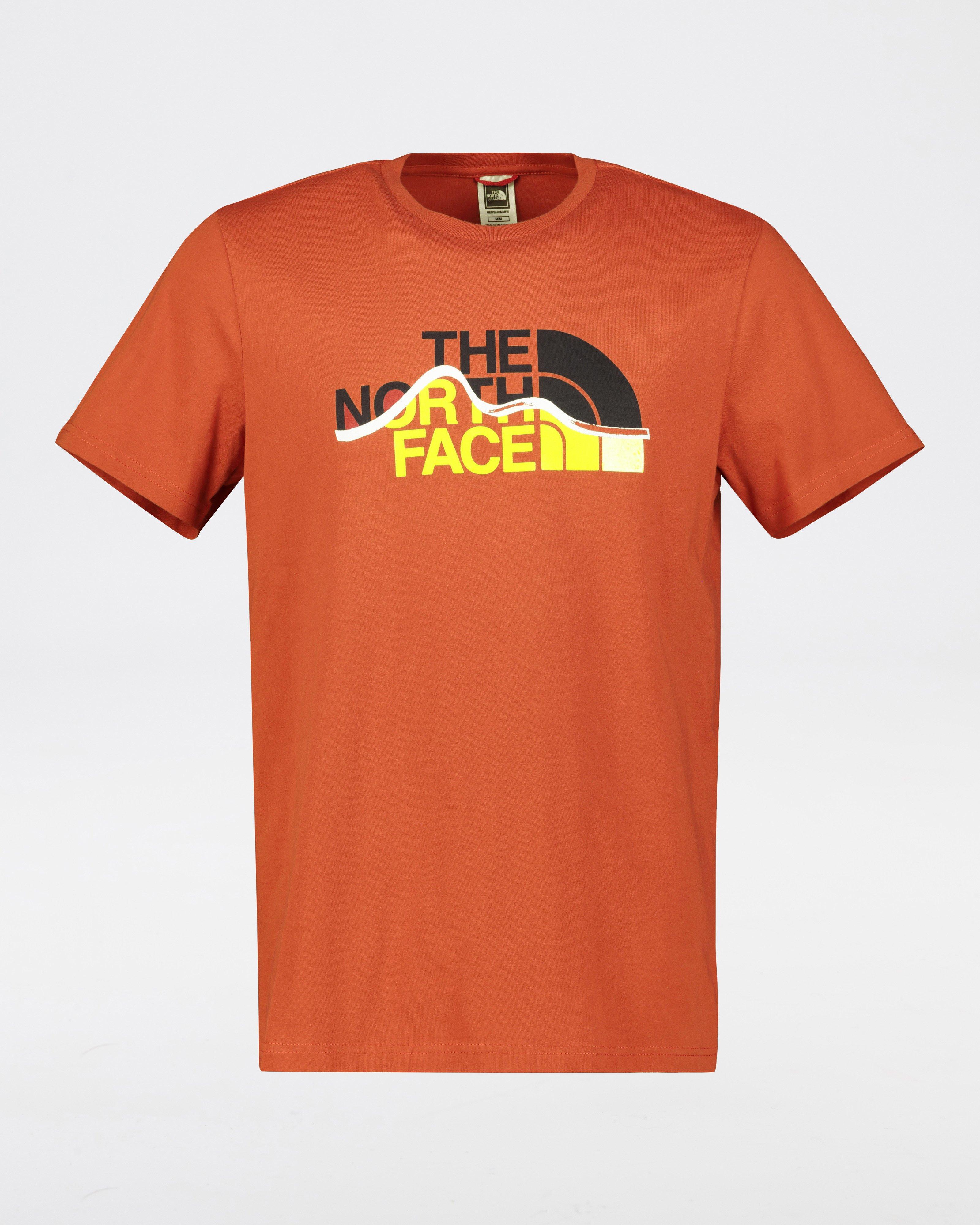 The North Face Men’s Mountain Line T-shirt -  Rust